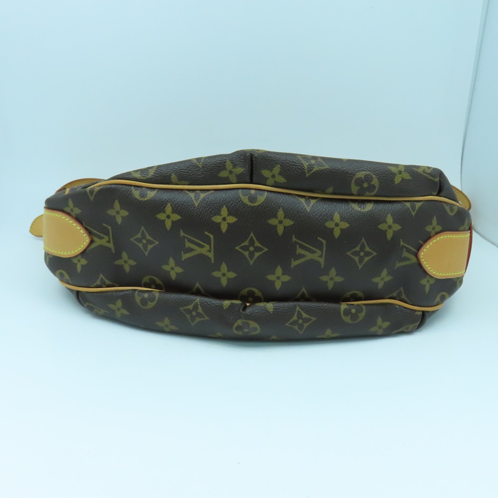 LOUIS VUITTON Monogram Tulum GM金扣肩背袋啡色