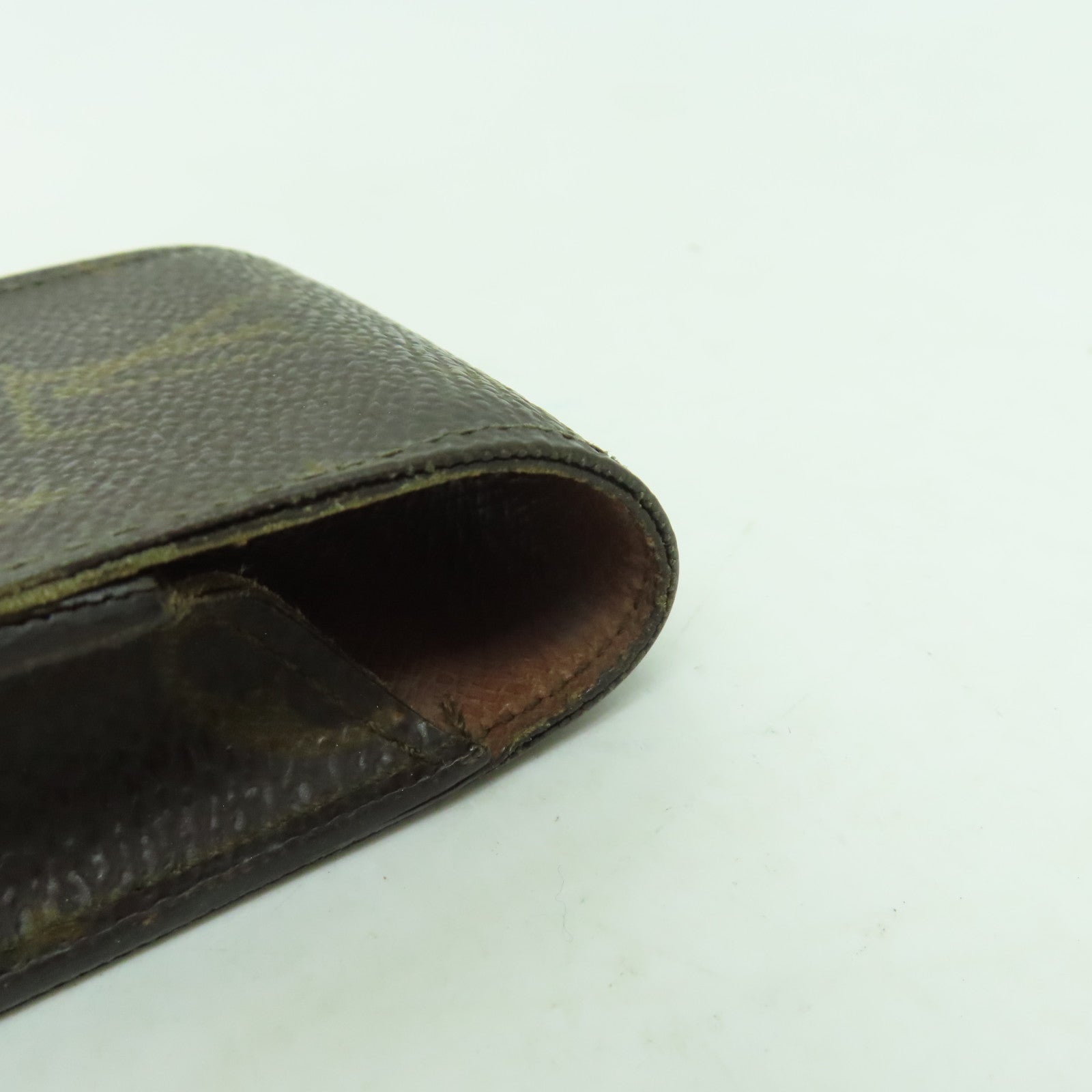LOUIS VUITTON Monogram Cigarette Case煙盒啡色
