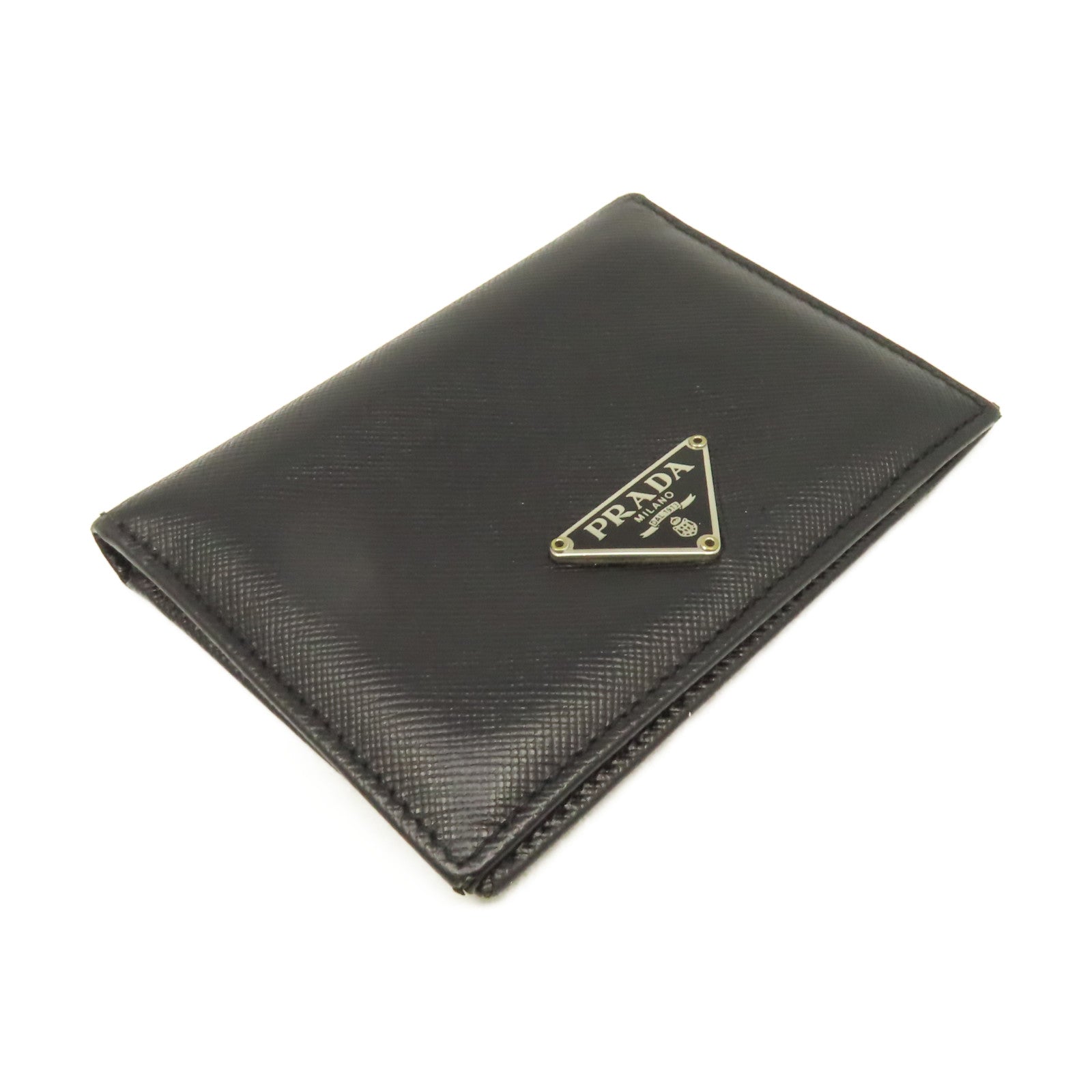 PRADA Saffiano皮革Card Case卡片套黑色