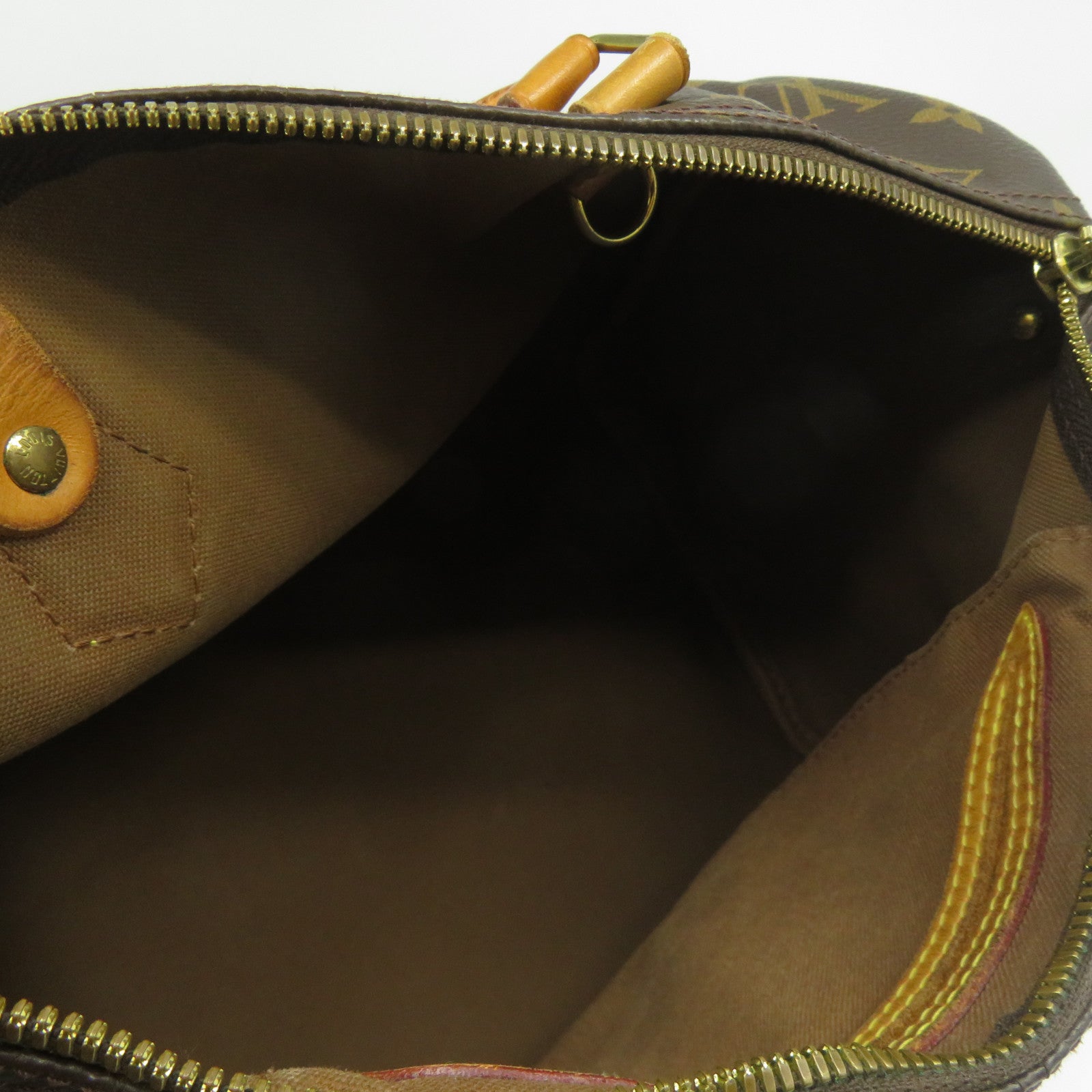 LOUIS VUITTON Monogram Speedy Bandouliere 30金扣手挽肩背兩用袋啡色