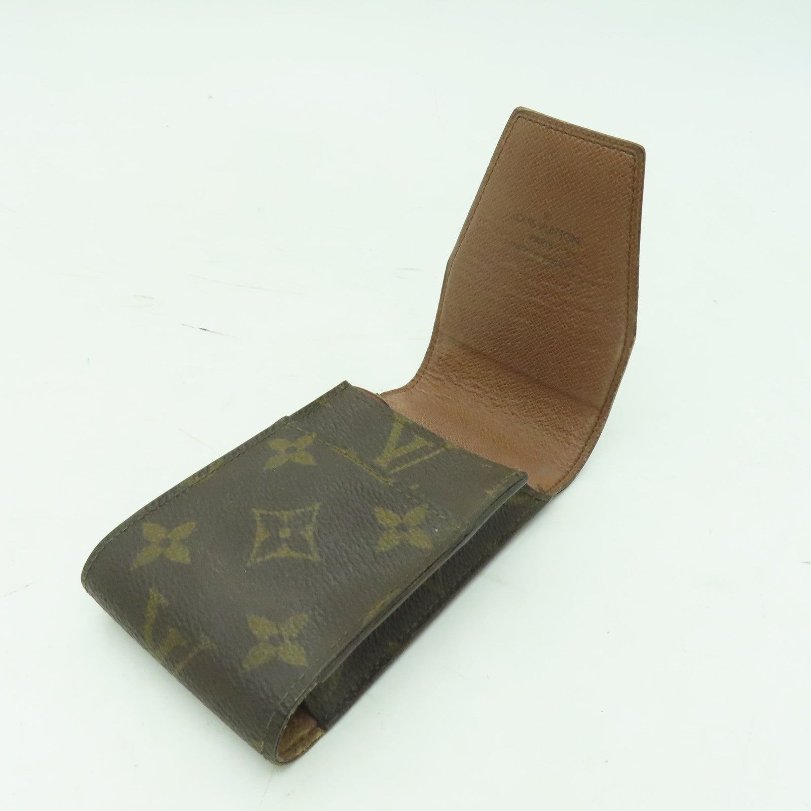 LOUIS VUITTON Monogram Cigarette Case煙盒啡色