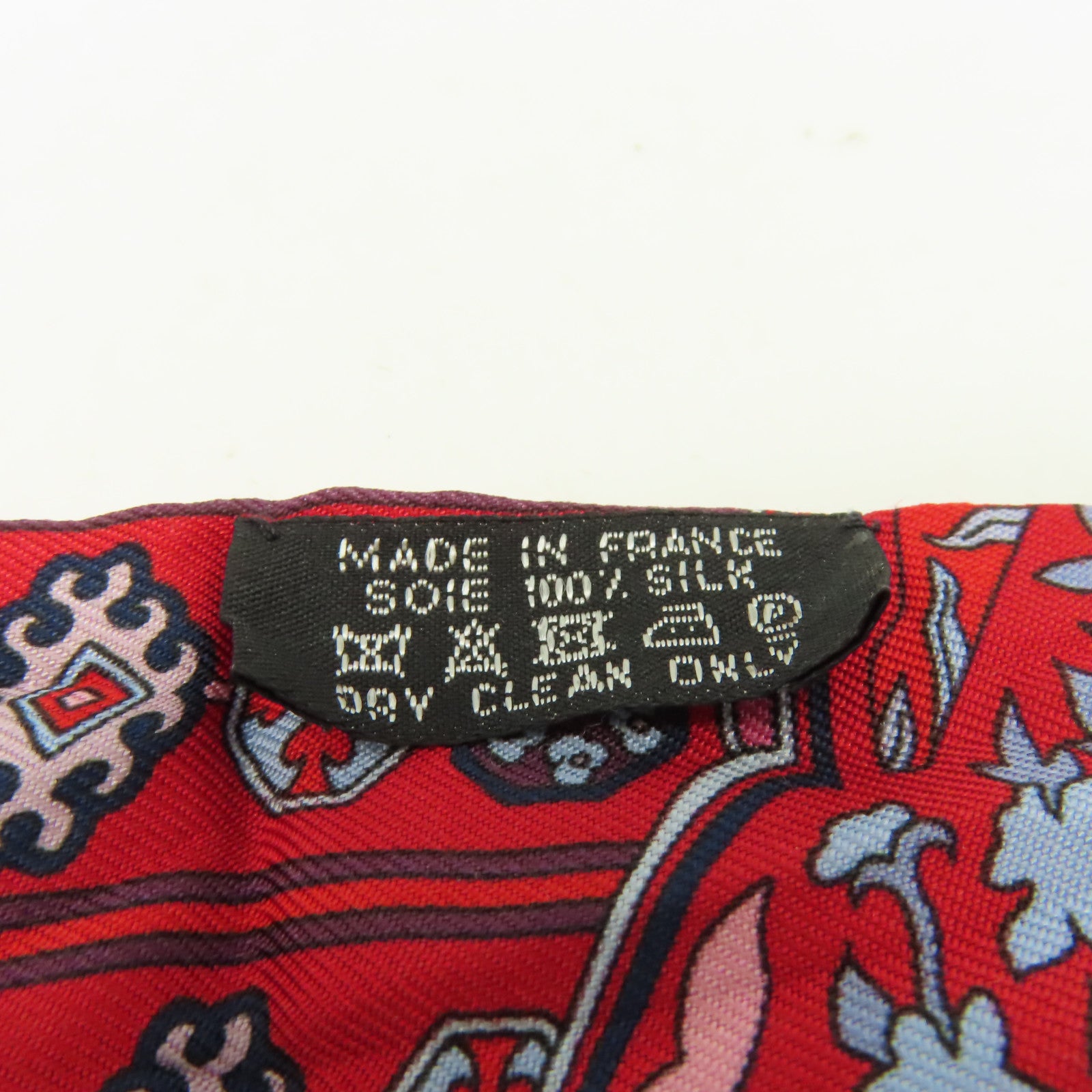 HERMES 【激減優惠】絲質Twilly Scarf絲巾紅色/彩色
