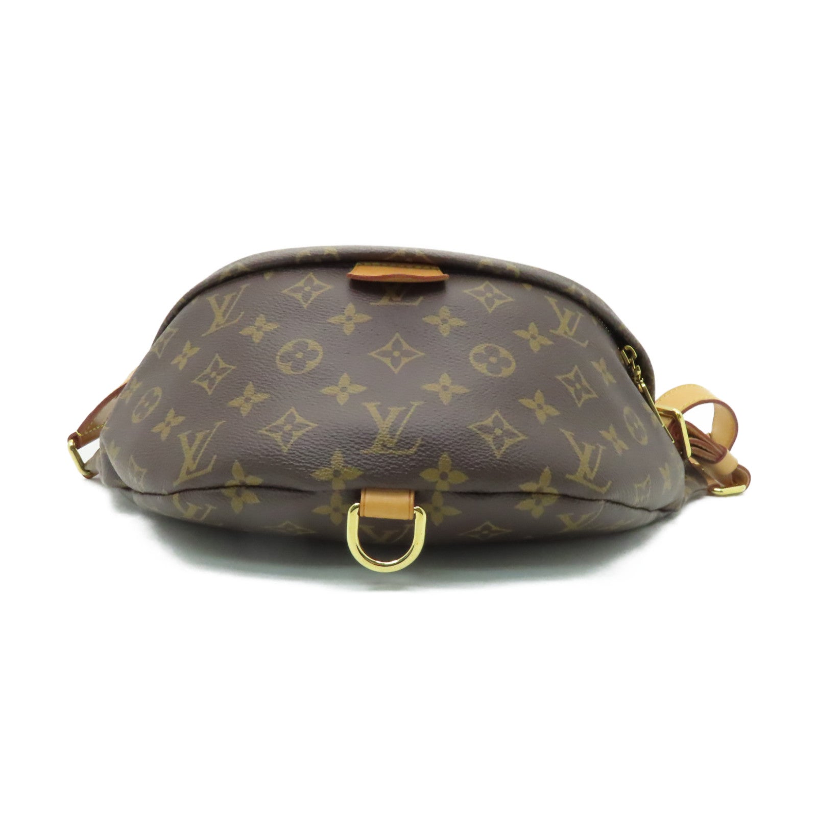 LOUIS VUITTON Monogram Waist Bag金扣腰包棕色