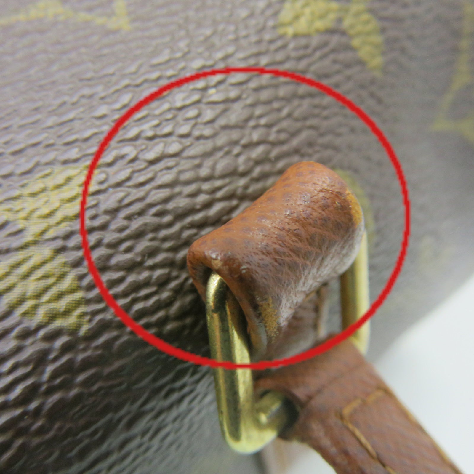 LOUIS VUITTON Monogram Papillon PM Shoulder Bag brown