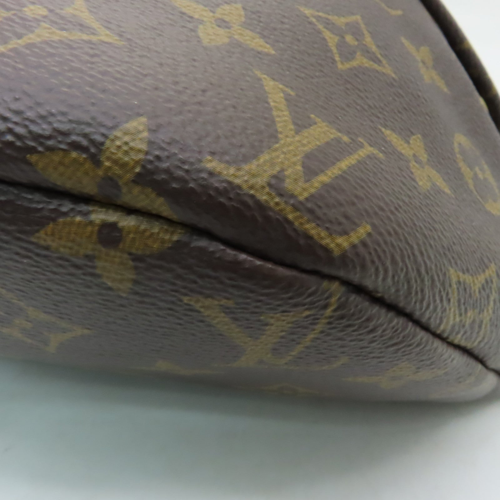 LOUIS VUITTON Monogram Waist Bag金扣腰包棕色