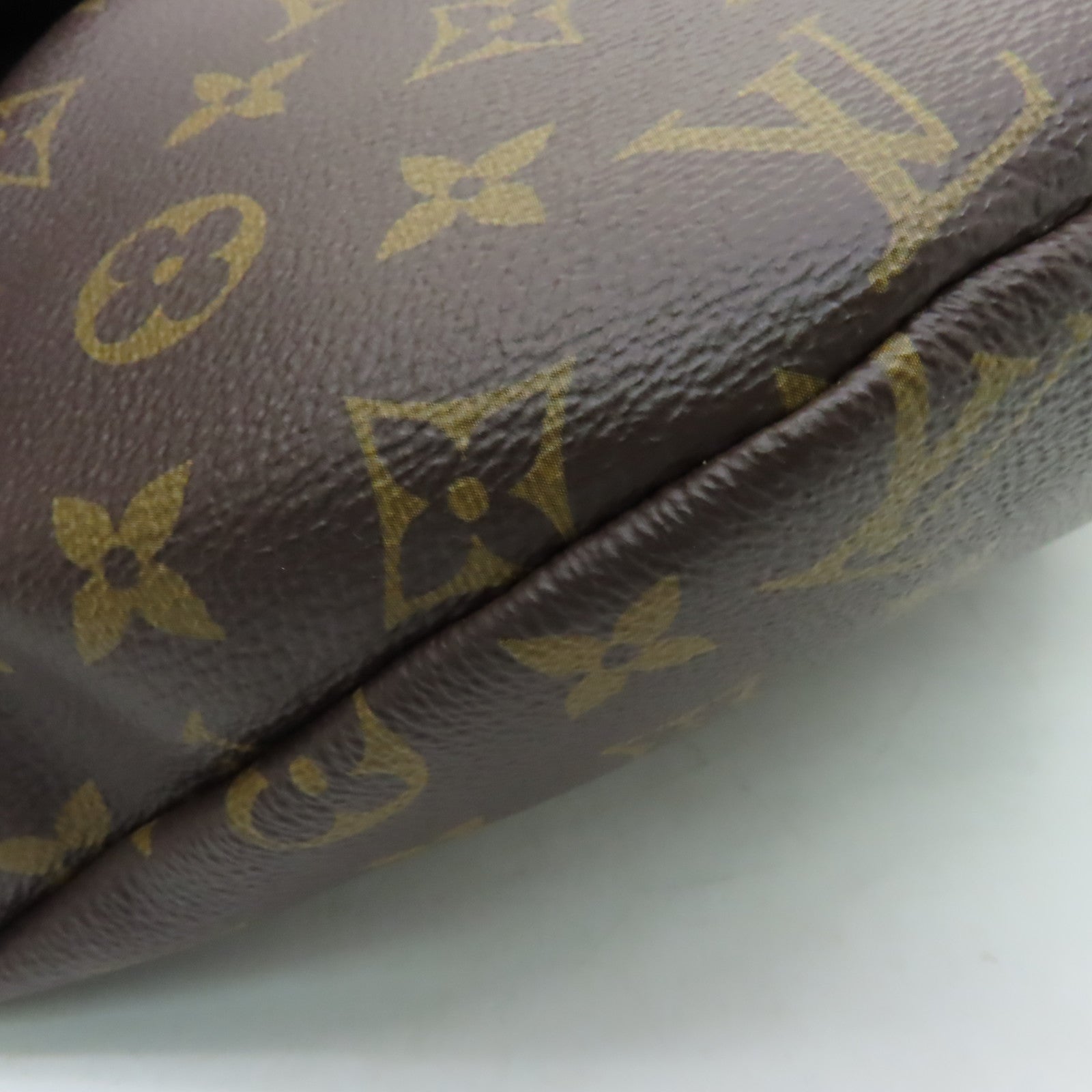 LOUIS VUITTON Monogram Waist Bag金扣腰包棕色
