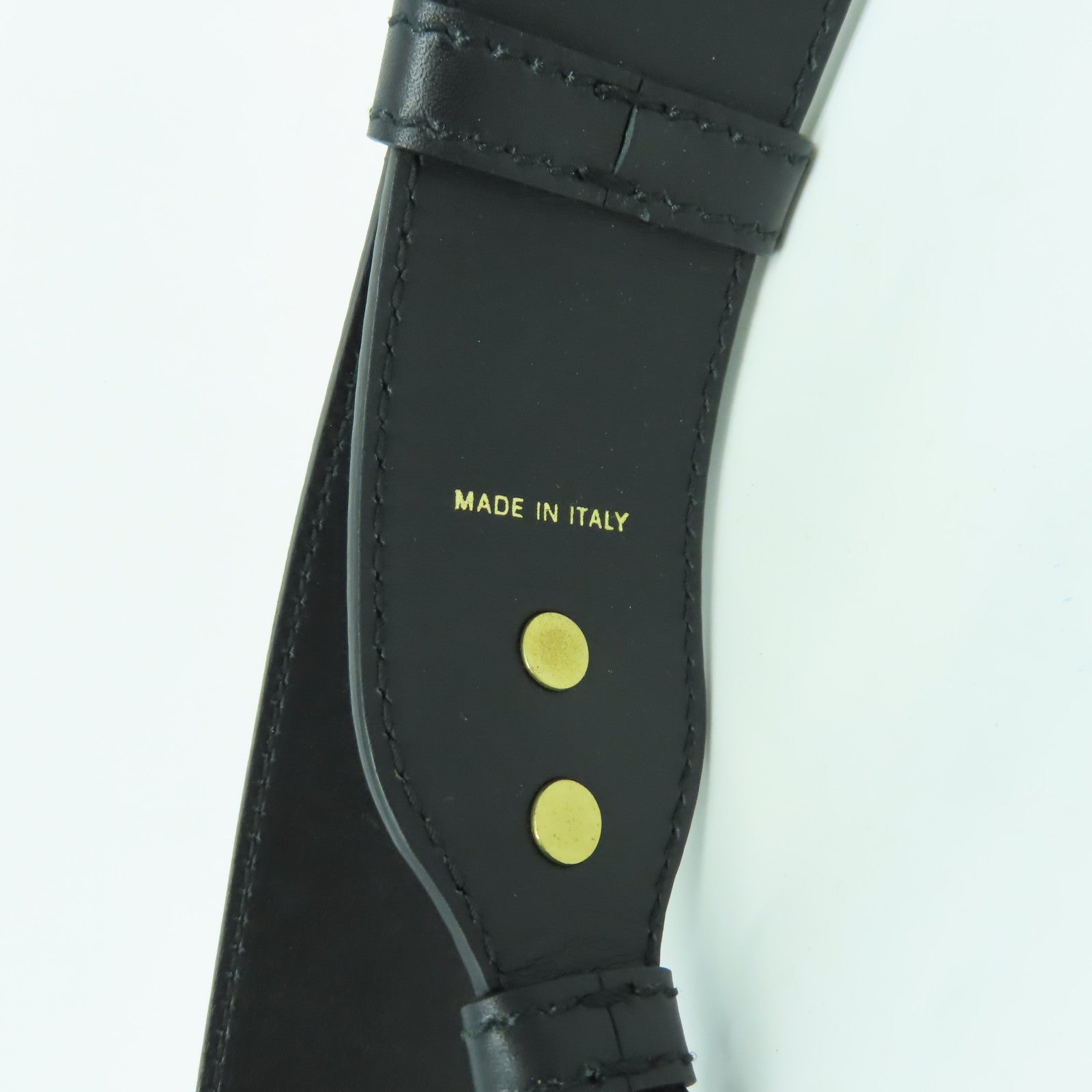 Dior 牛皮皮革2 Way Shoulder金扣肩背袋黑色