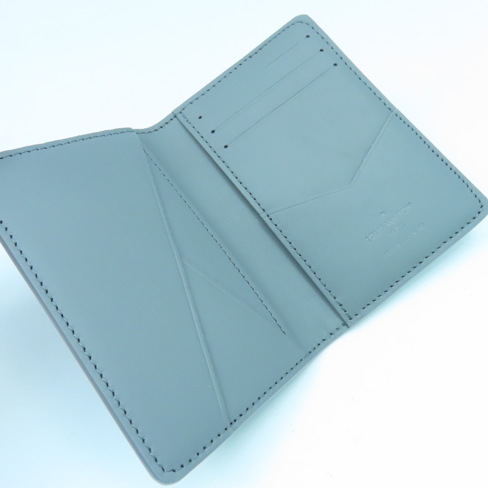 LOUIS VUITTON 【激減優惠】Monogram Shadow Pocket Organizer卡片套灰色
