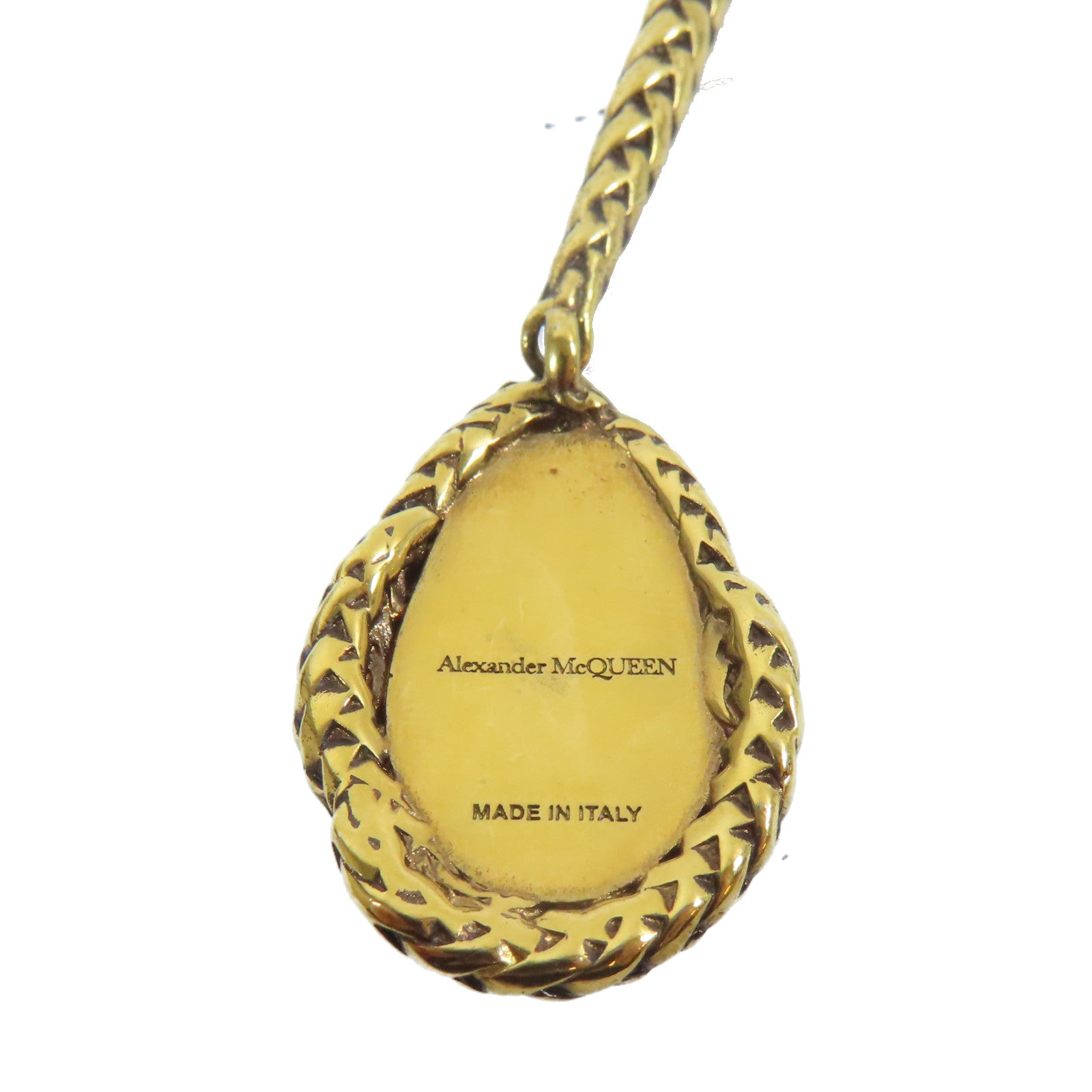Alexander McQueen 金屬Earrings耳環金色/黑色