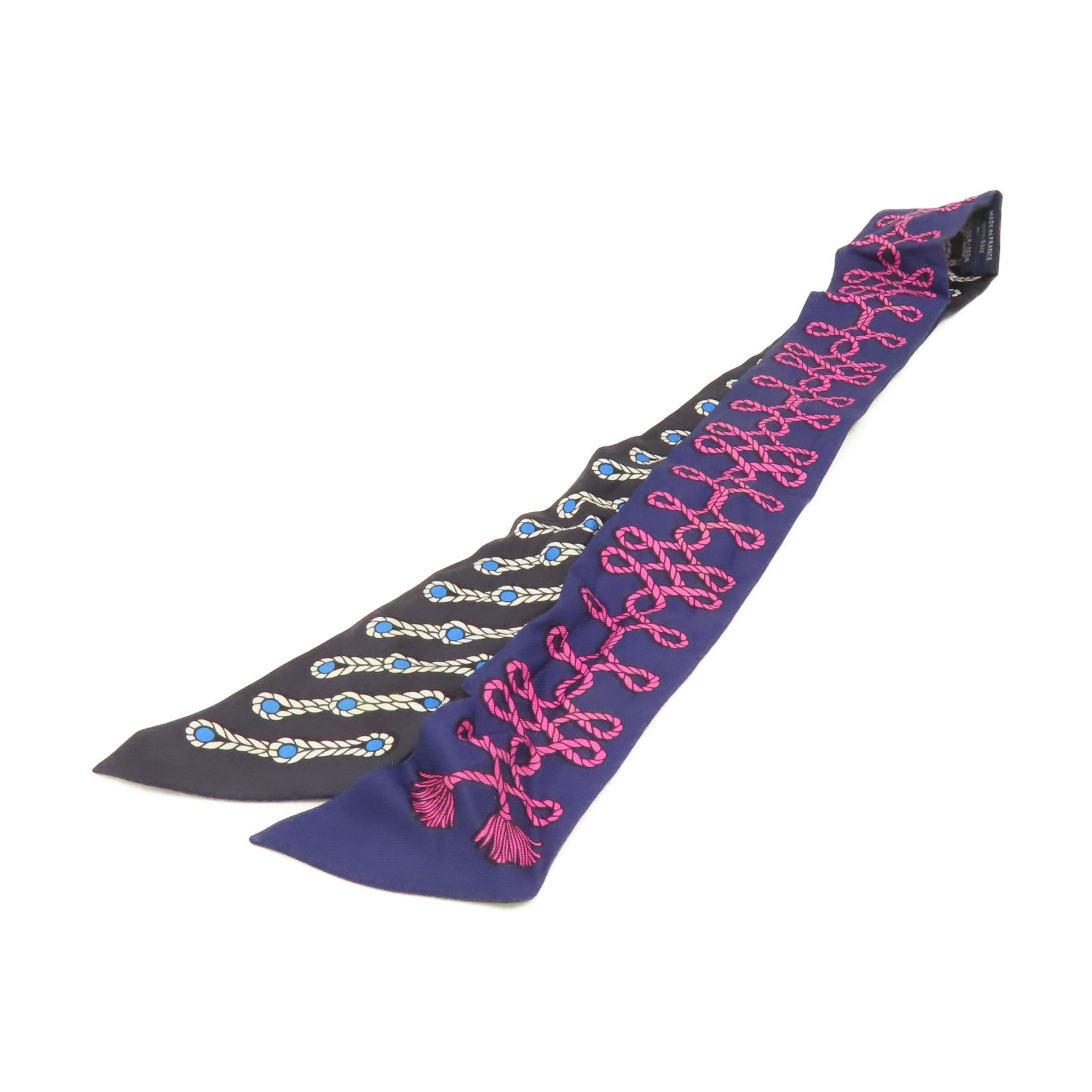 HERMES 【激減優惠】絲質Twilly Scarf絲巾粉紅色/紫色/黑色/彩色
