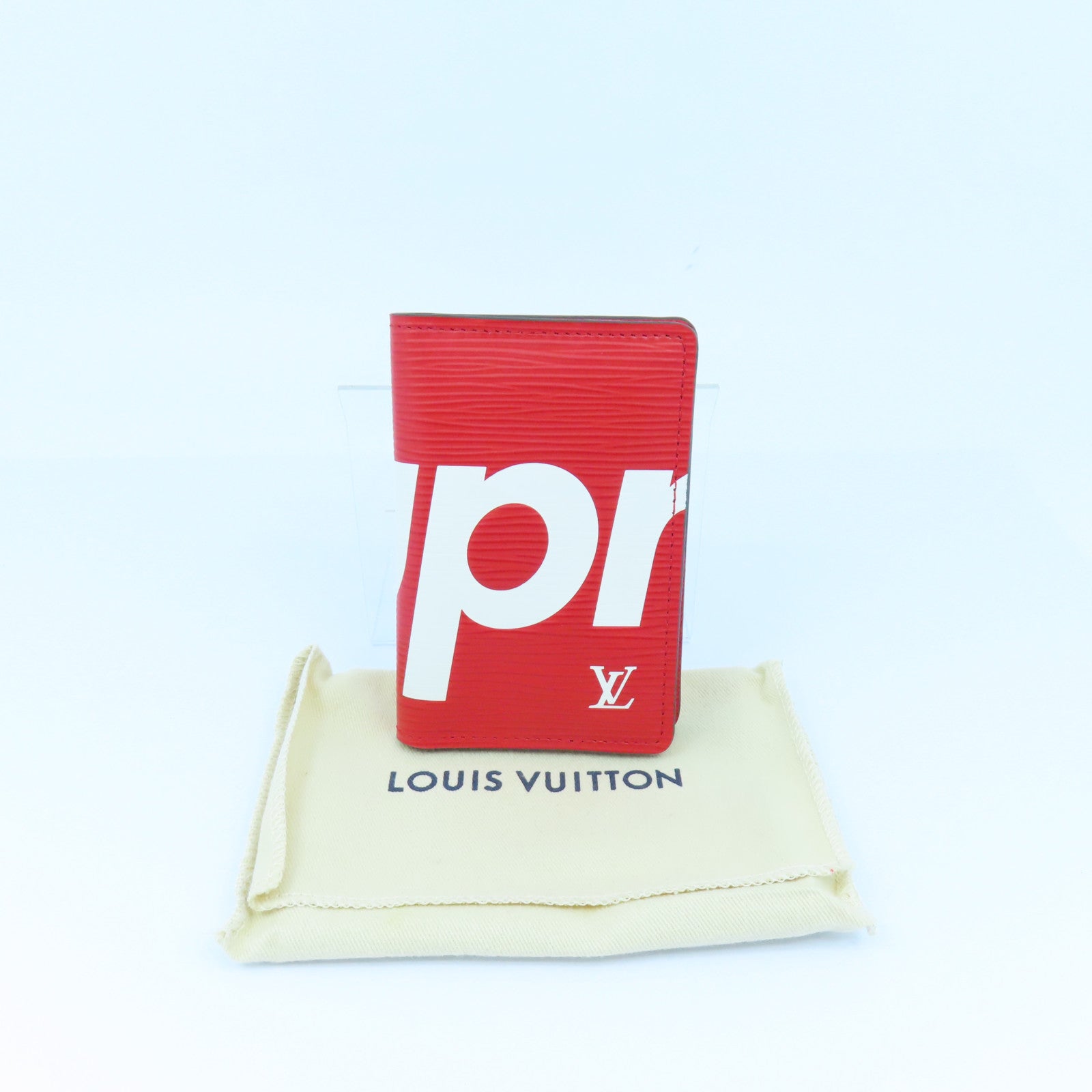 Louis Vuitton, Supreme Epi Pocket Organizer Wallet