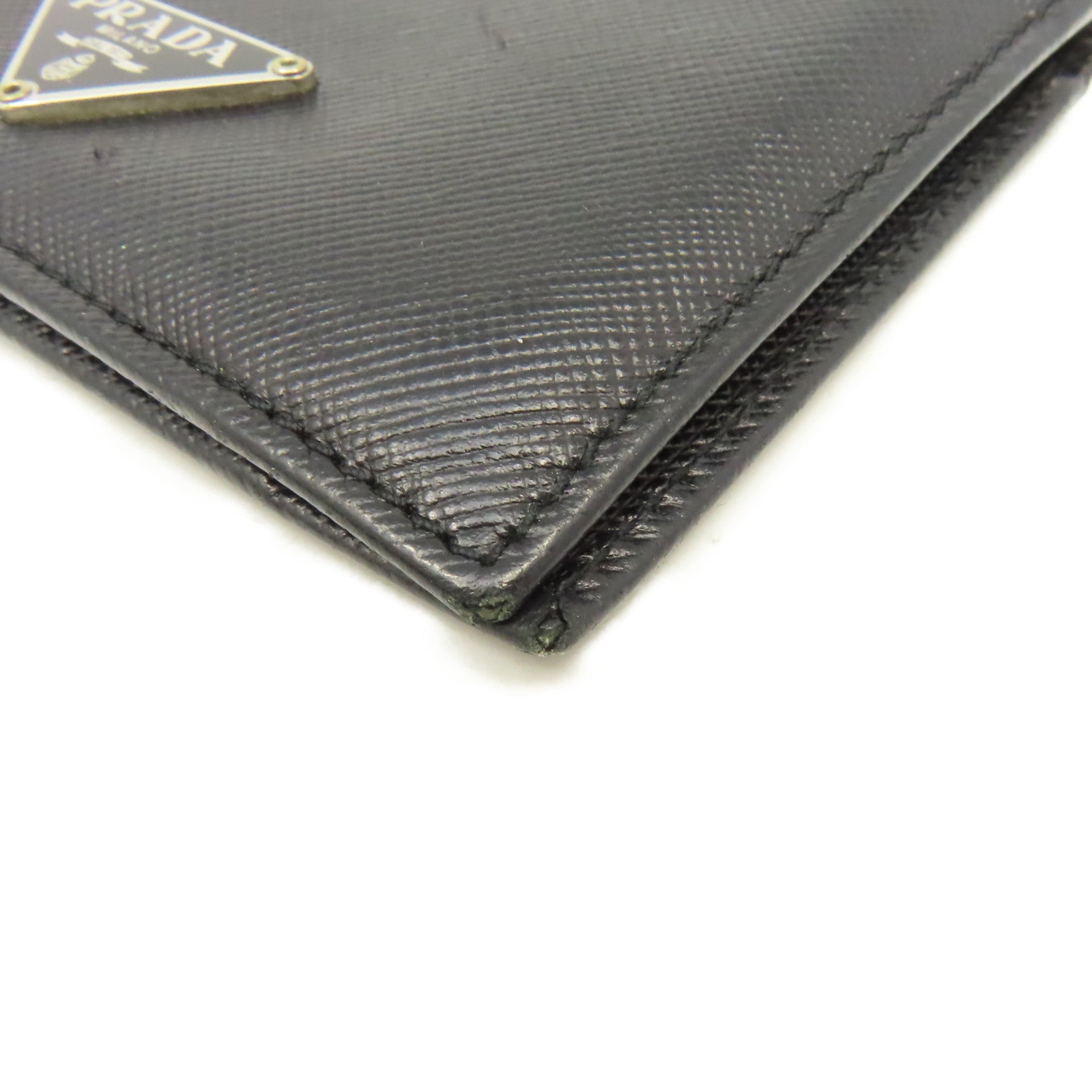 PRADA Saffiano皮革Card Case卡片套黑色