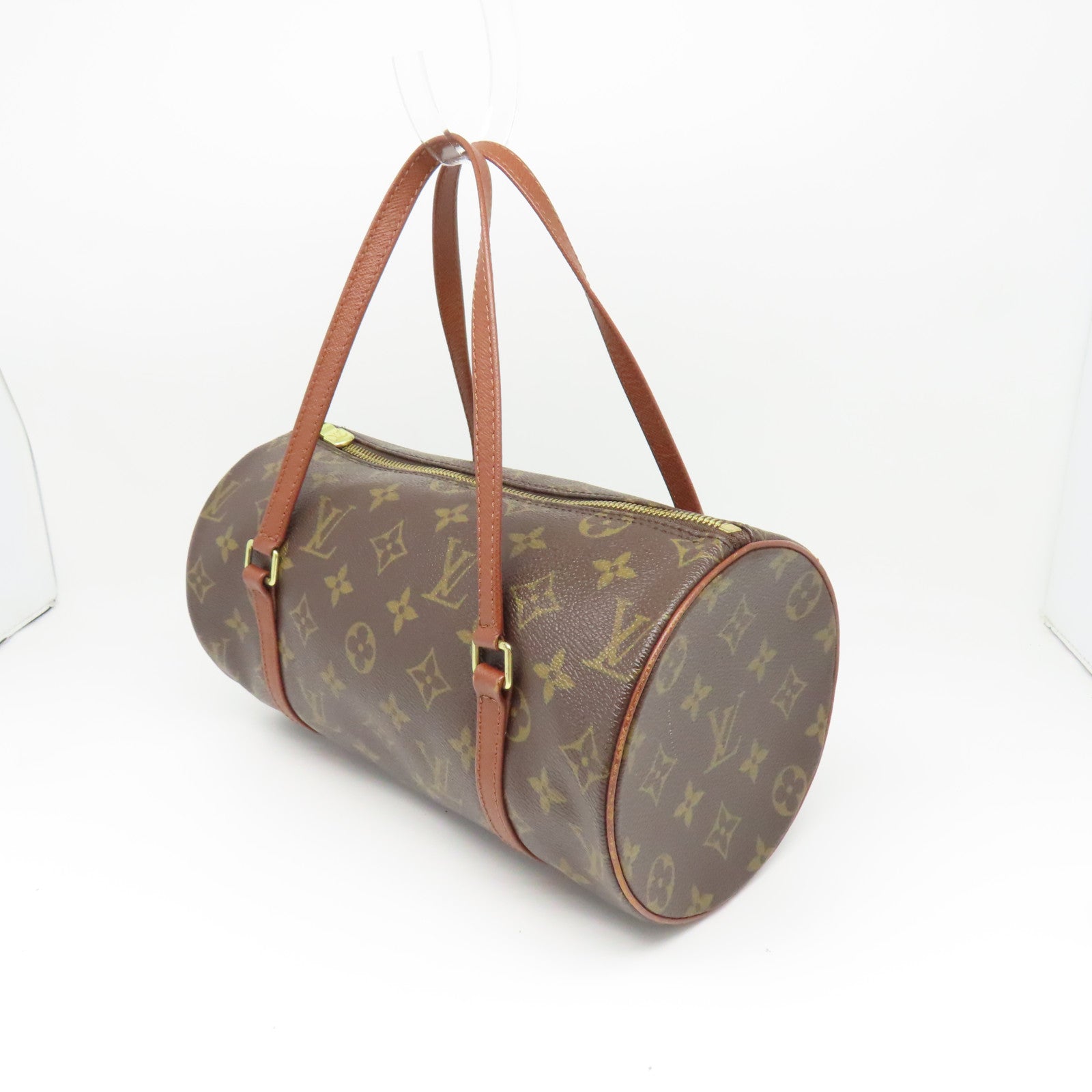 LOUIS VUITTON Monogram Palermo PM金扣肩背袋啡色