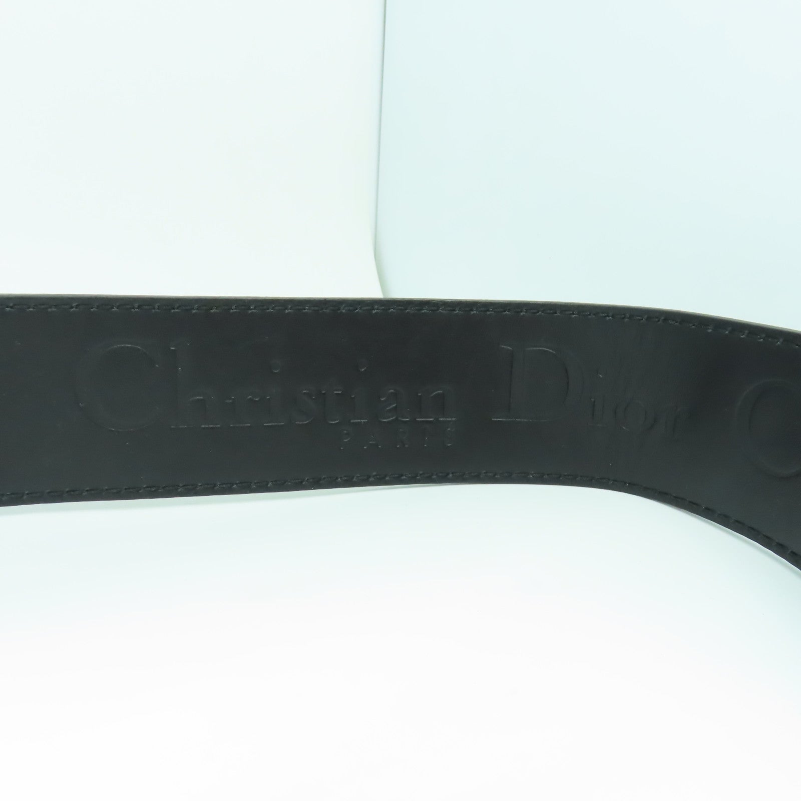 Dior 牛皮皮革2 Way Shoulder金扣肩背袋黑色