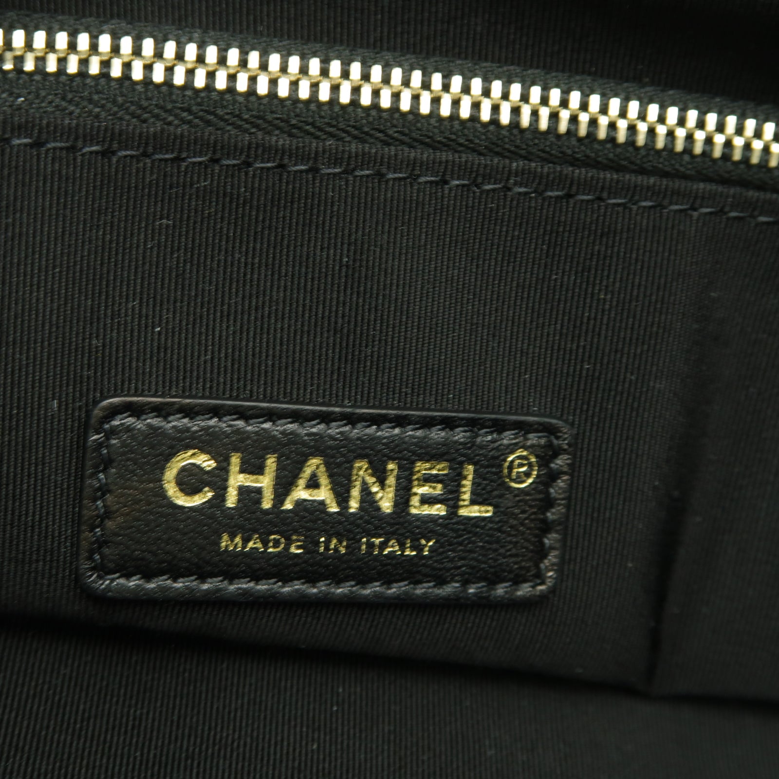 CHANEL 菱格Aged Calf皮革Shoulder Bag金扣手挽肩背兩用袋黒色
