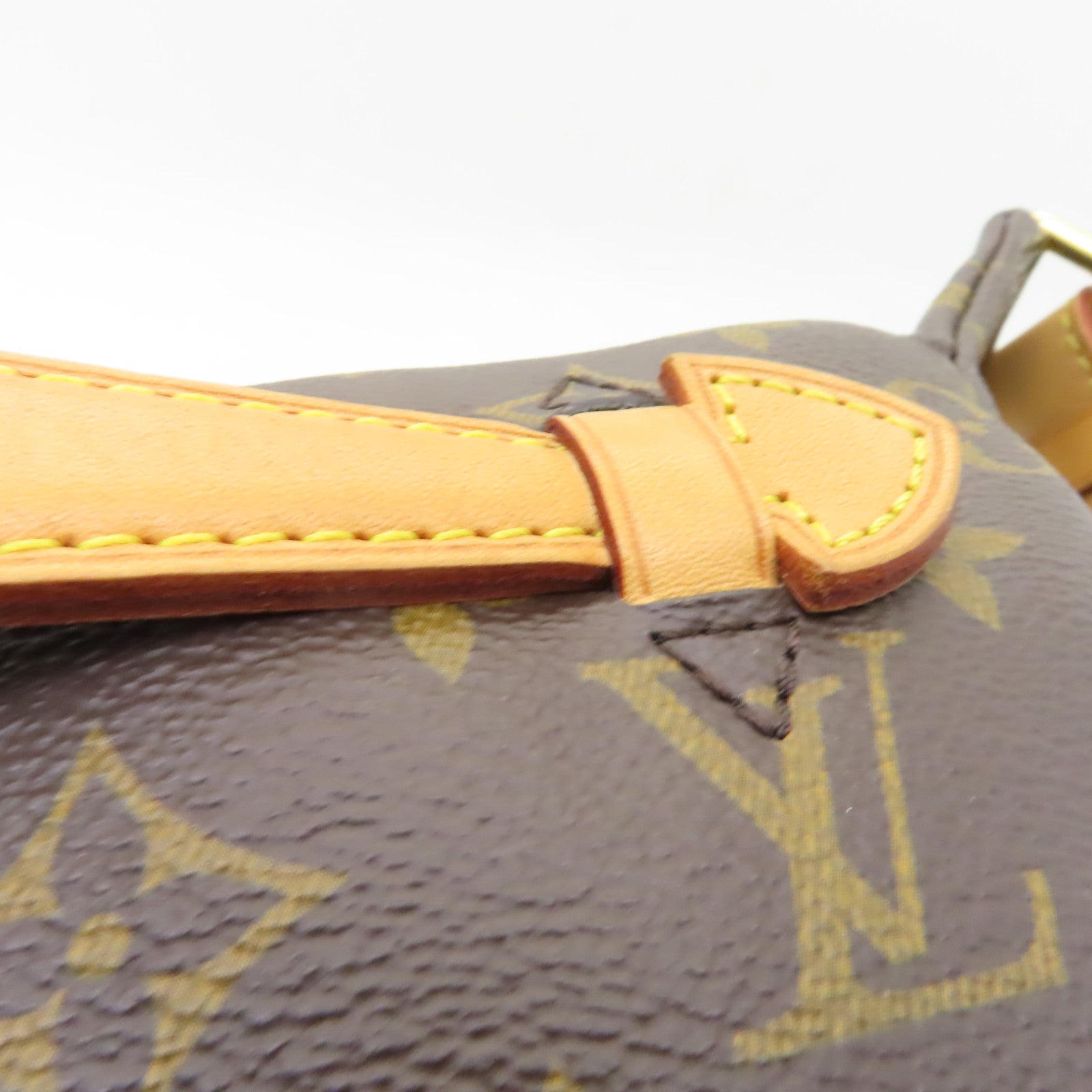 LOUIS VUITTON Monogram Waist Bag金扣腰包棕色