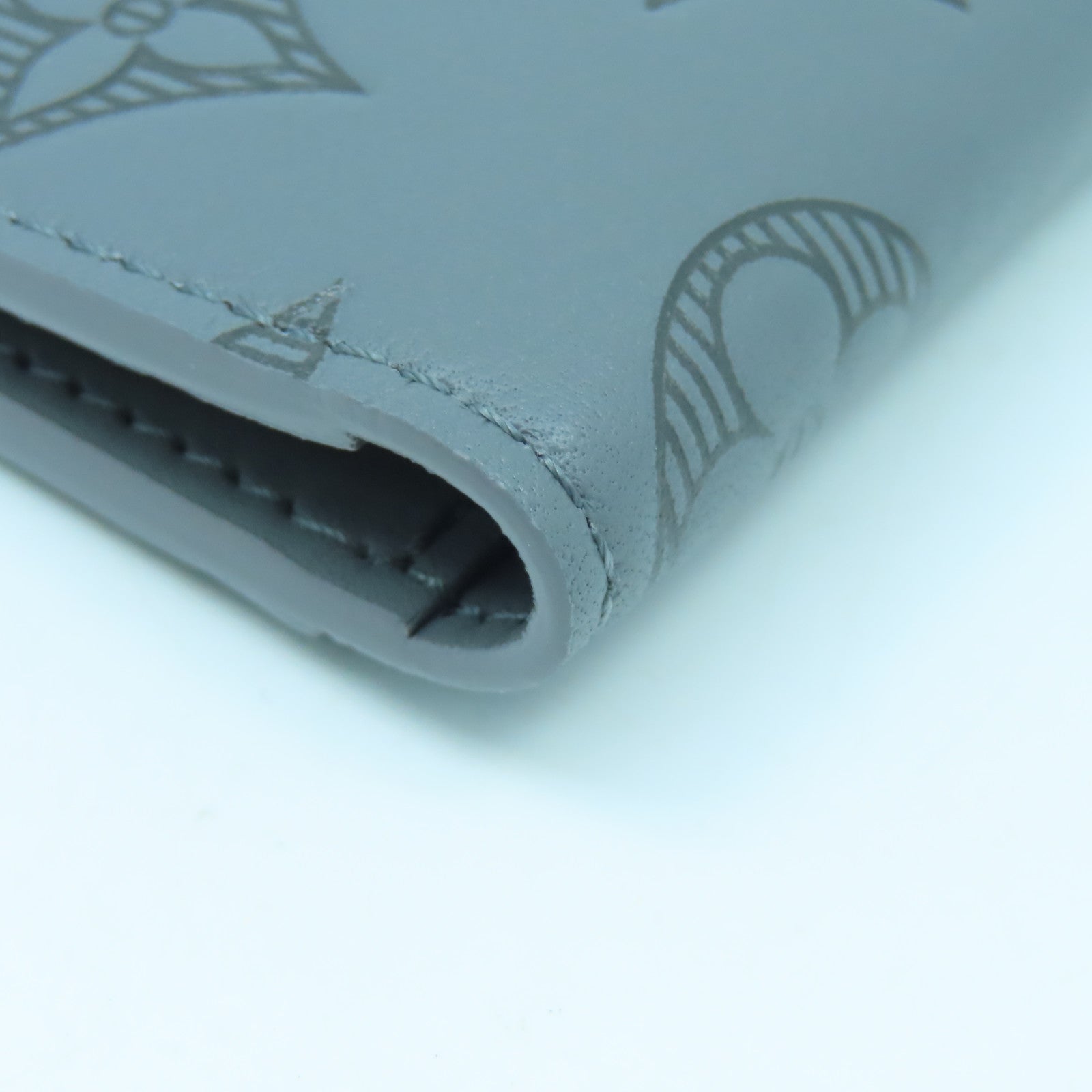 LOUIS VUITTON 【激減優惠】Monogram Shadow Pocket Organizer卡片套灰色