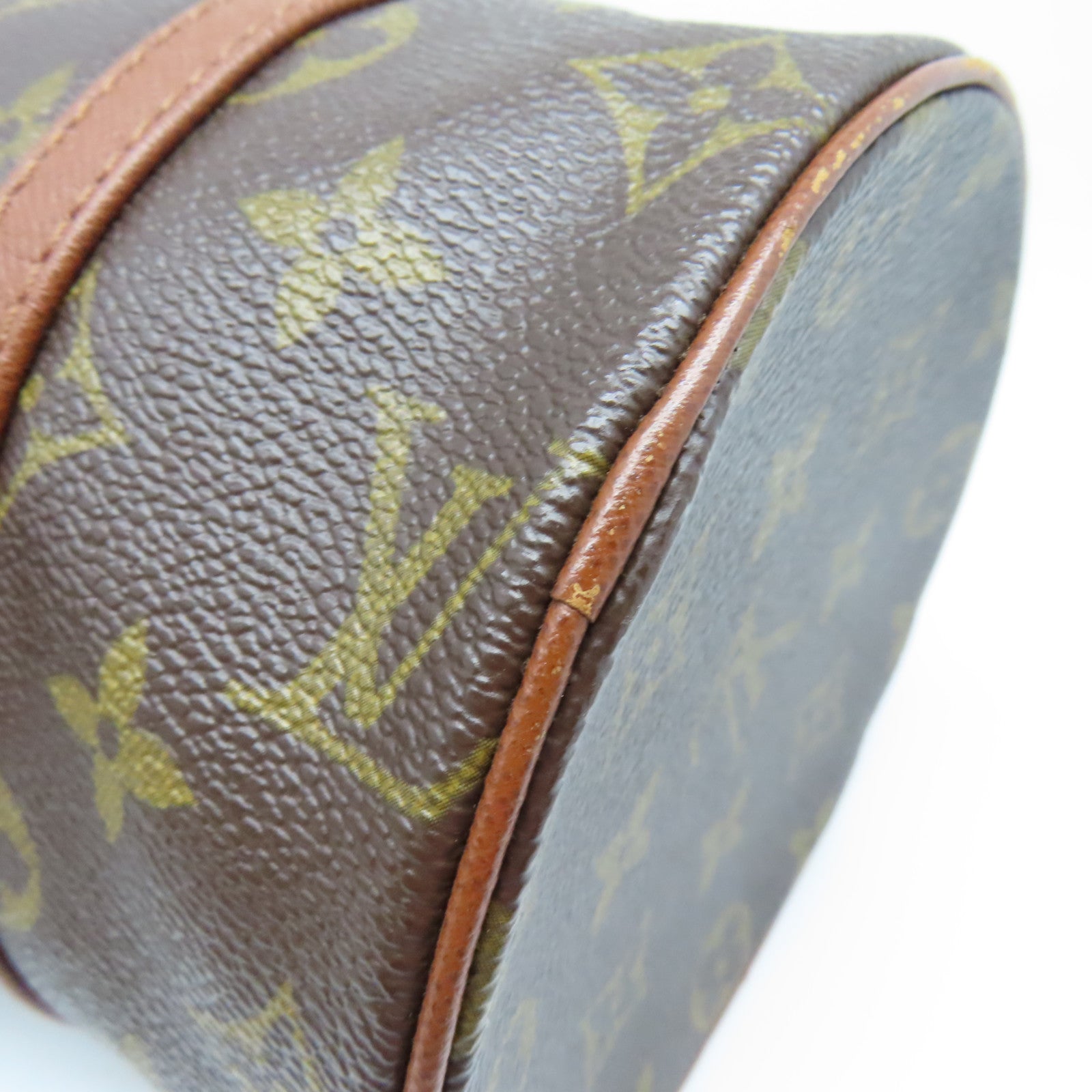 LOUIS VUITTON Monogram Palermo PM金扣肩背袋啡色