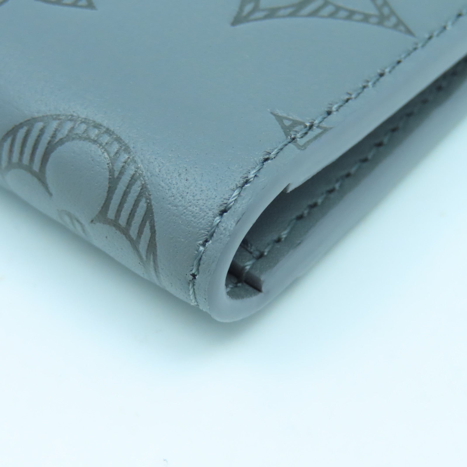LOUIS VUITTON 【激減優惠】Monogram Shadow Pocket Organizer卡片套灰色