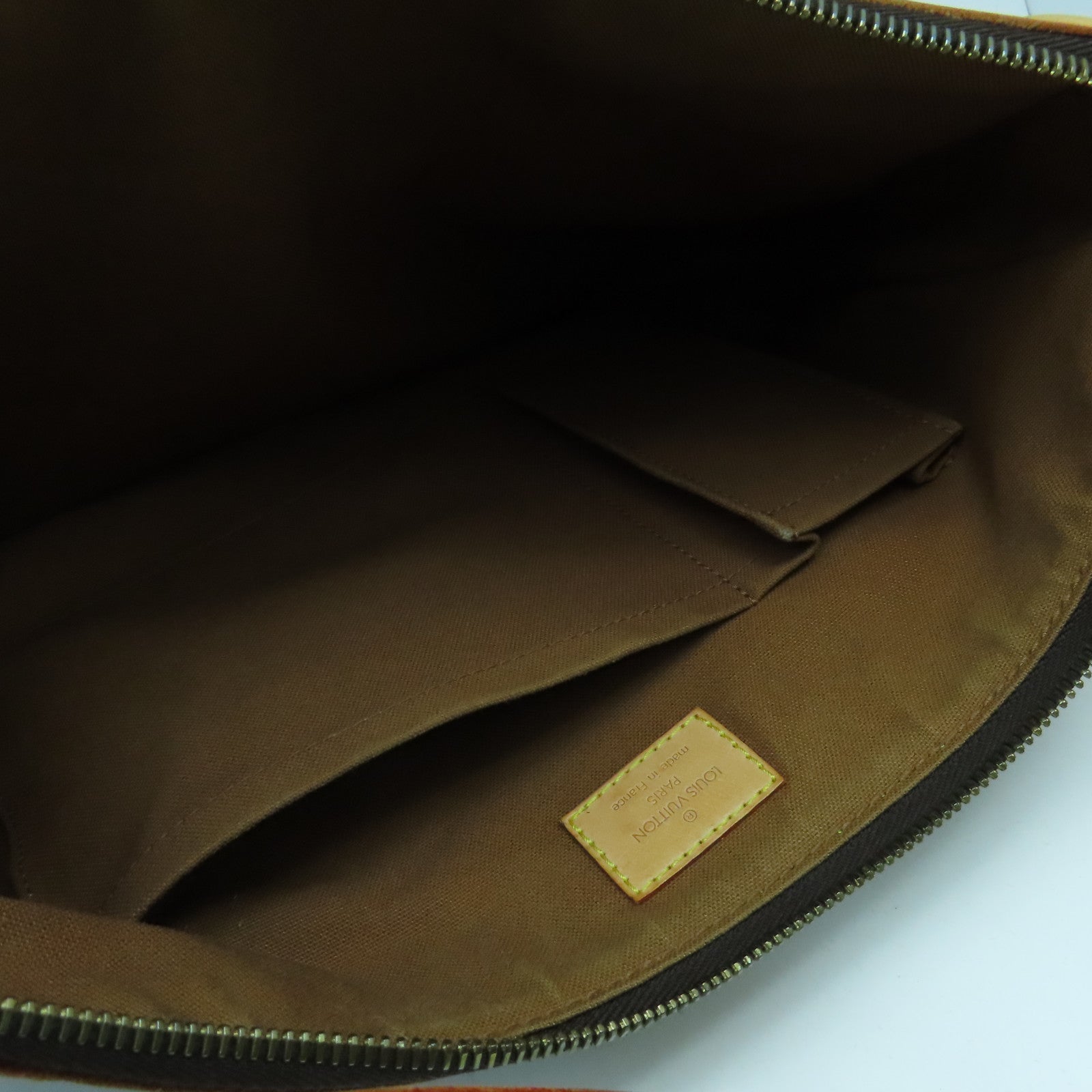 LOUIS VUITTON Monogram Tulum GM金扣肩背袋啡色