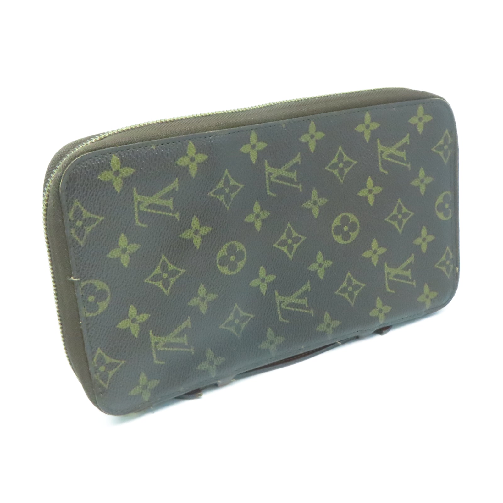 LOUIS VUITTON Monogram Clutch金扣手拿包棕色