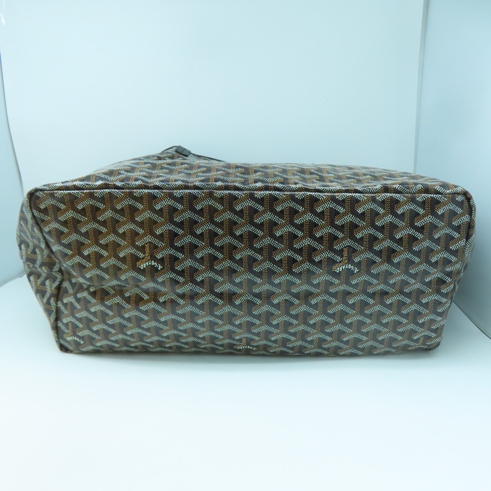 GOYARD Coated Canvas Tote Bag Black