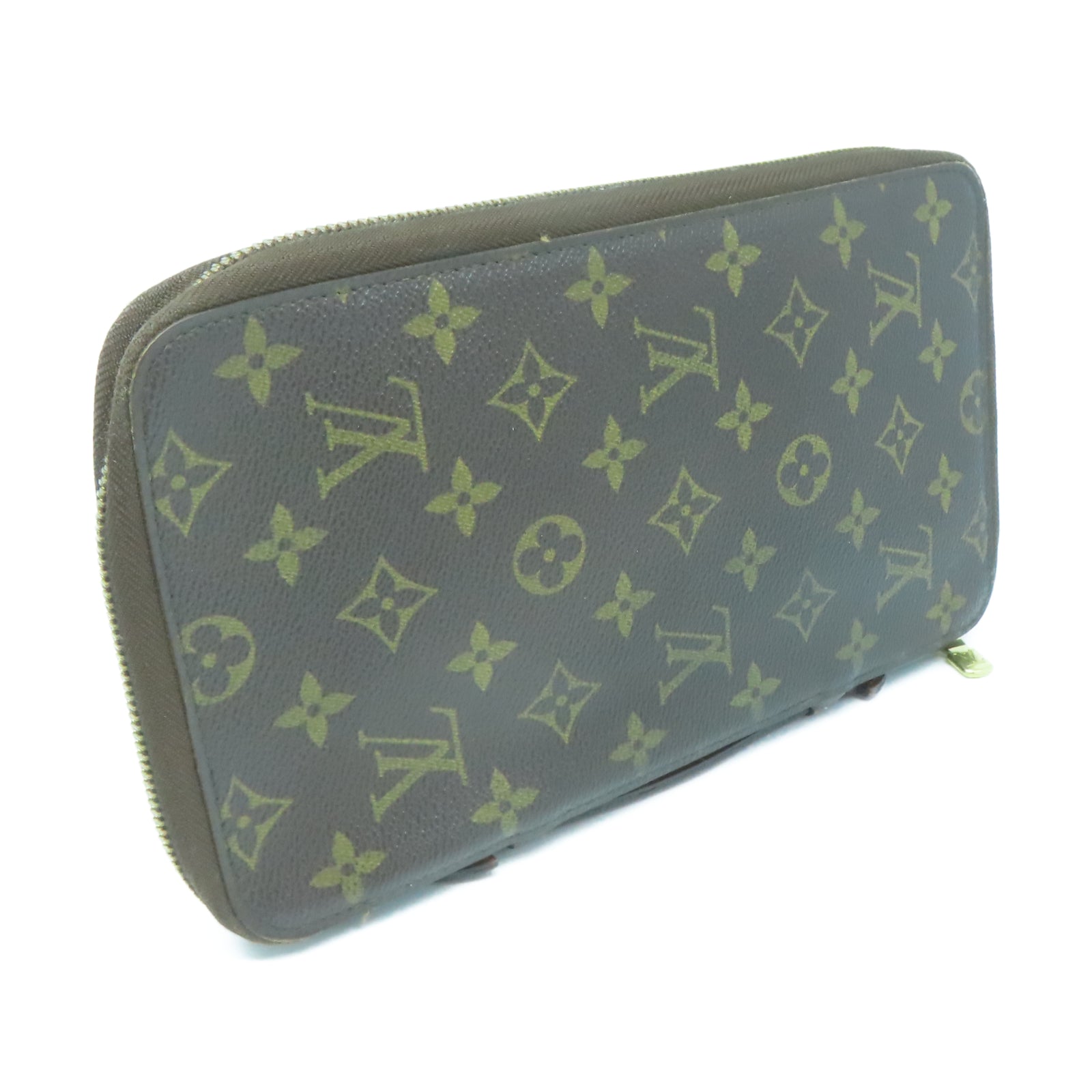 LOUIS VUITTON Monogram Clutch金扣手拿包棕色