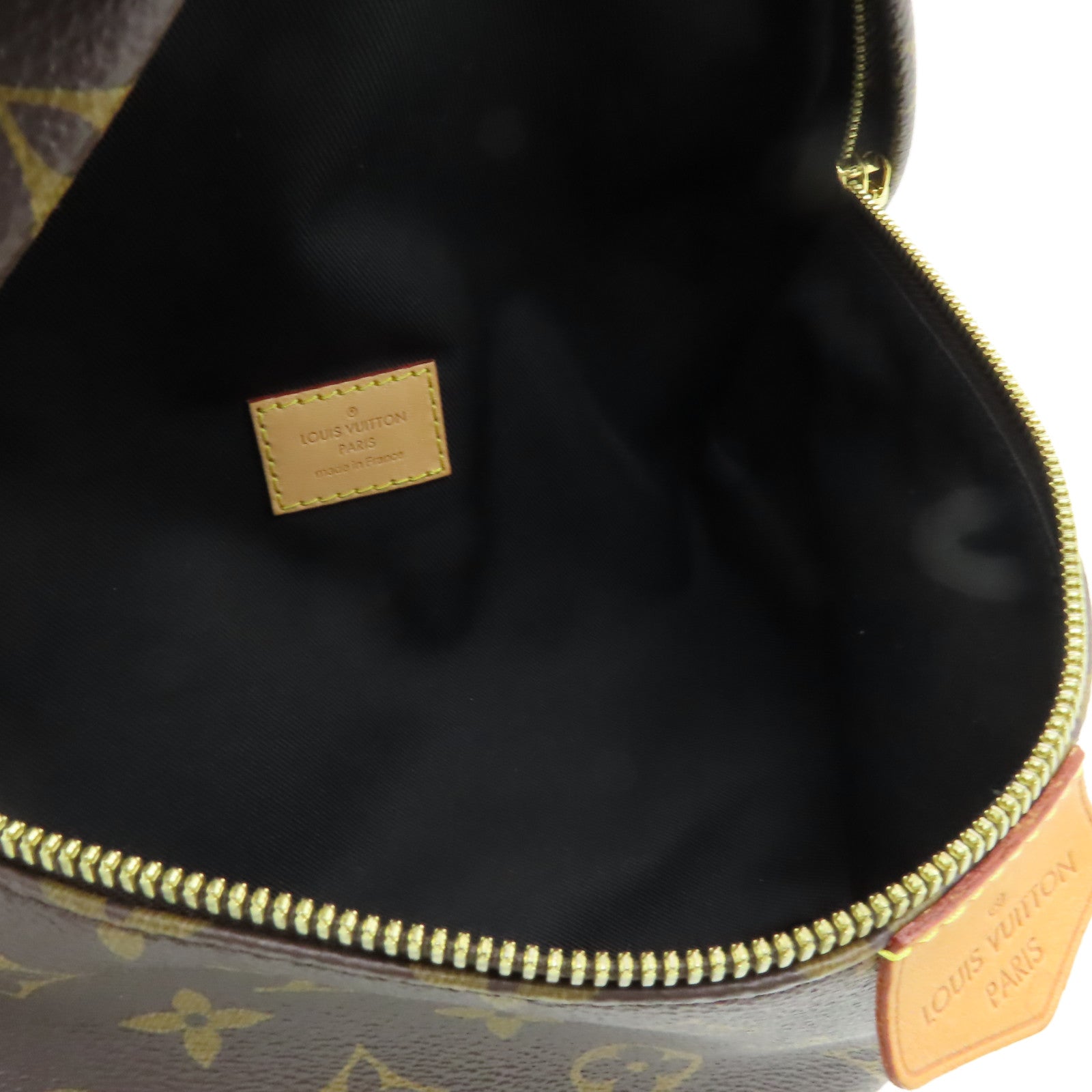 LOUIS VUITTON Monogram Waist Bag金扣腰包棕色