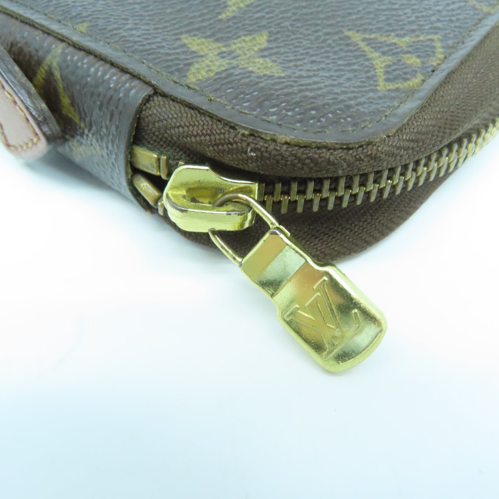LOUIS VUITTON Monogram Clutch金扣手拿包棕色