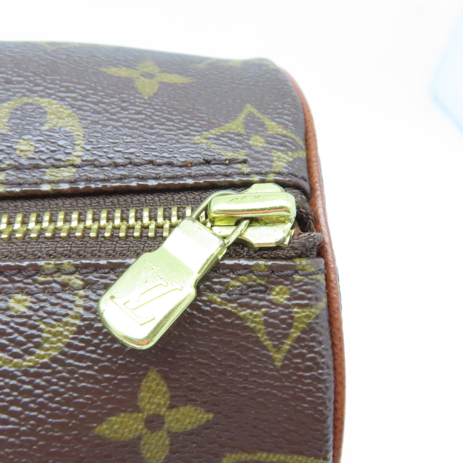 LOUIS VUITTON Monogram Palermo PM金扣肩背袋啡色