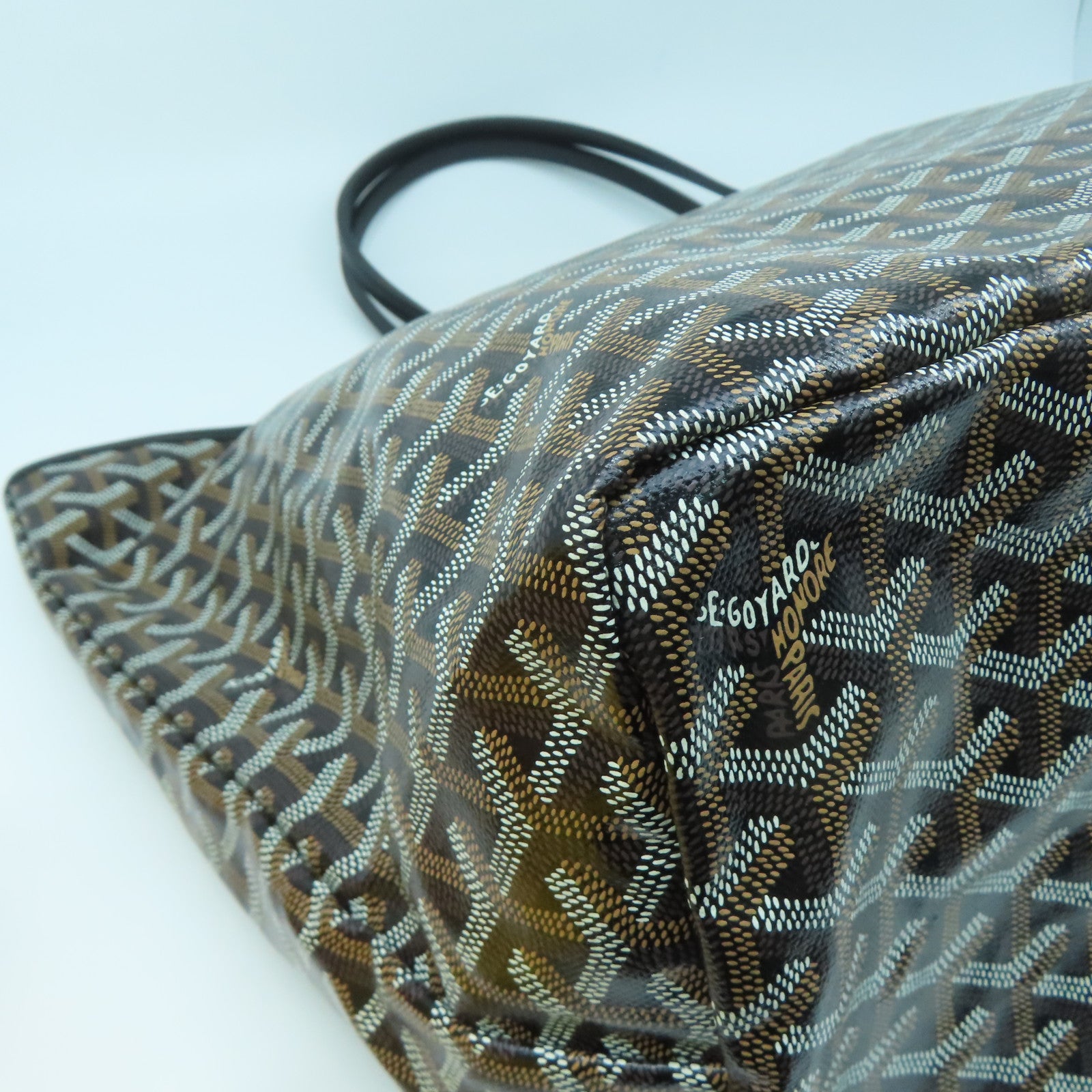 GOYARD Coated Canvas Tote Bag Black Brand Off Hong Kong Online Store