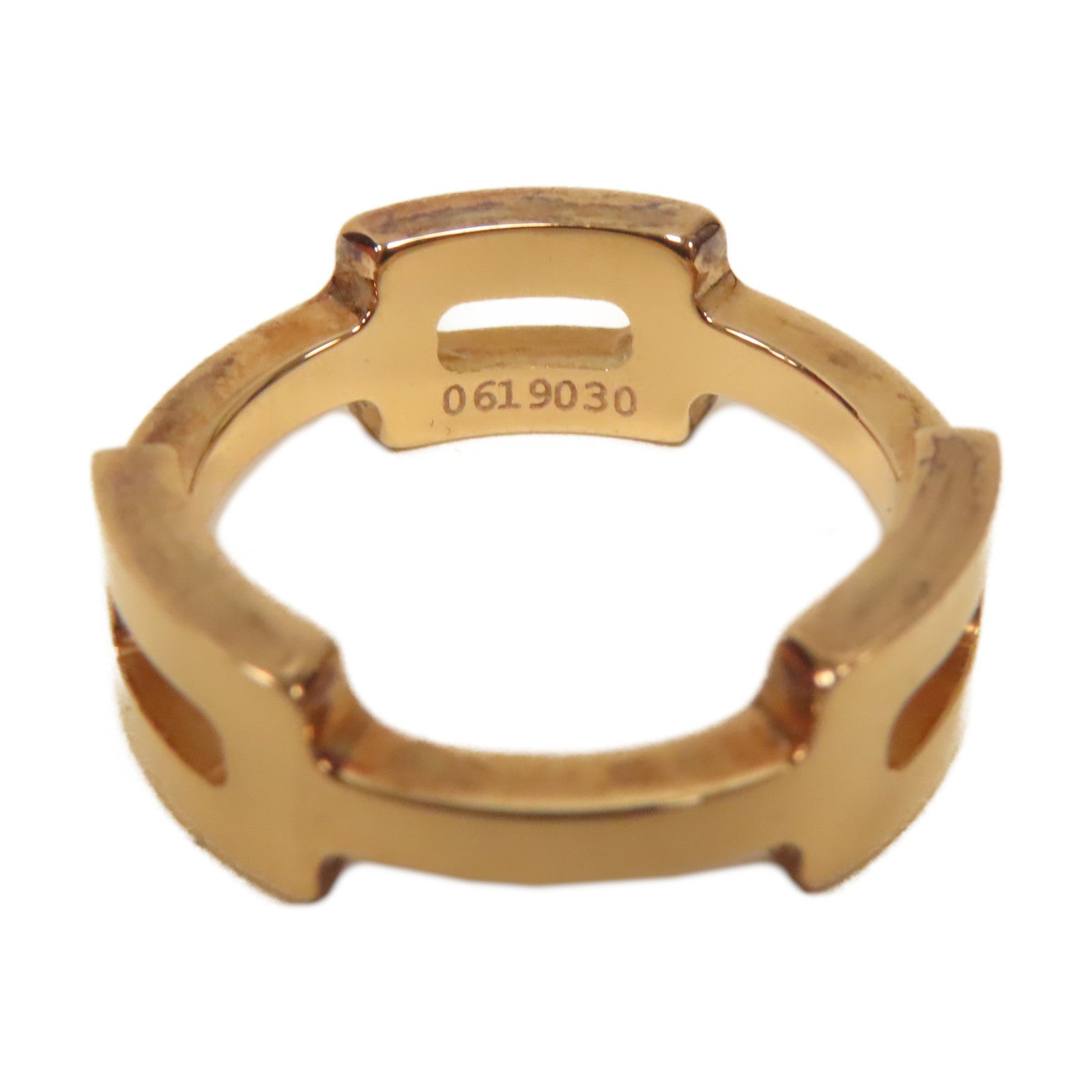 HERMES 18K玫瑰金Ring戒指Hermes#50 US#4.5