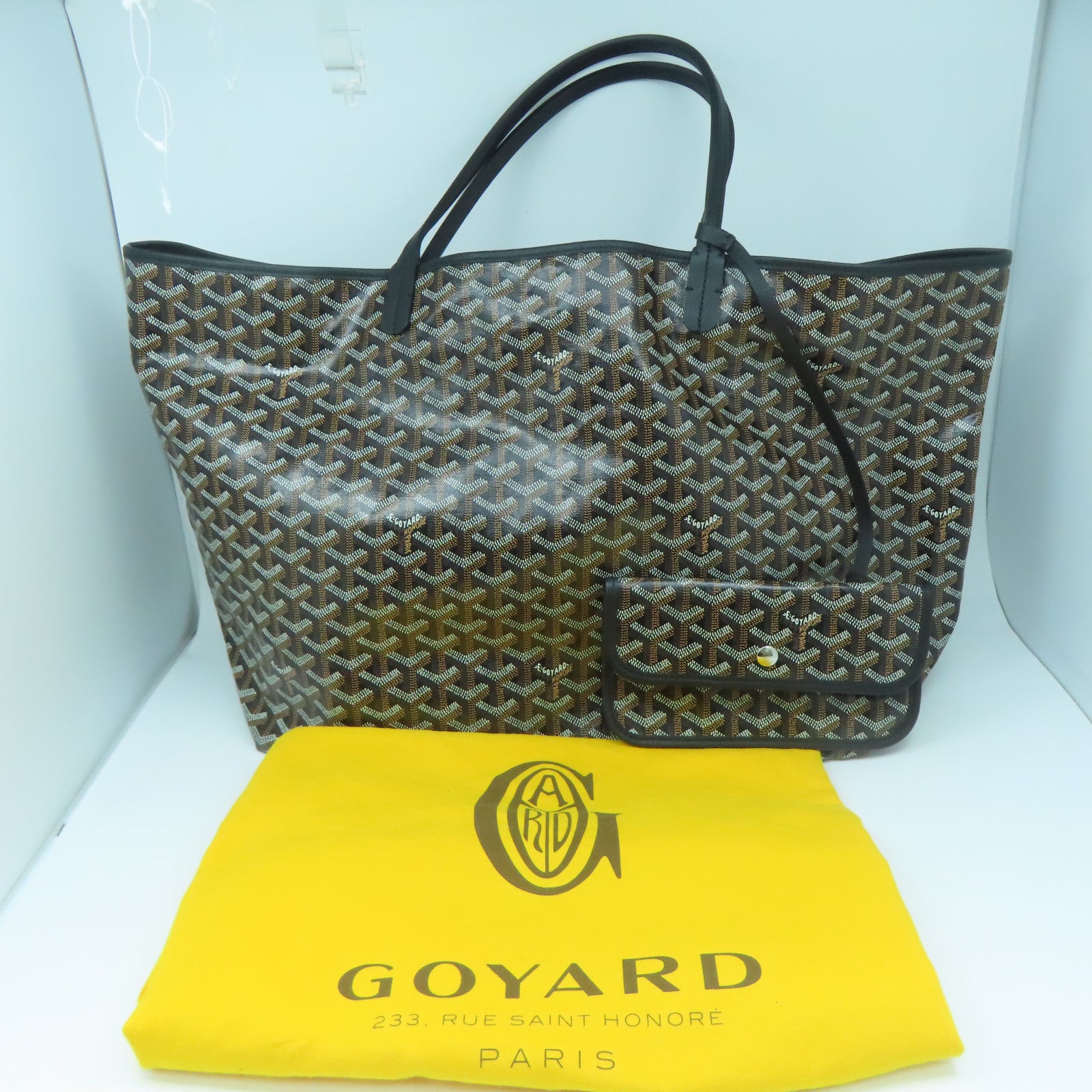 GOYARD Coated Canvas Tote Bag Black Brand Off Hong Kong Online Store