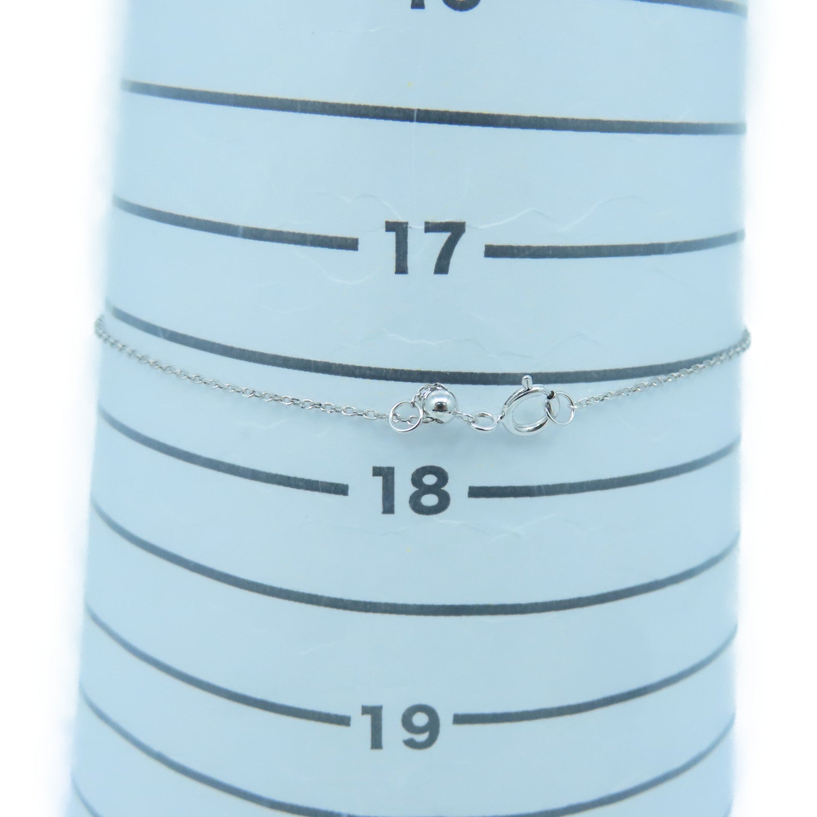 JEWELRY 【激减优惠】18K白金Sapphire Bracelet 0.02ct/0.03ct蓝宝石手链