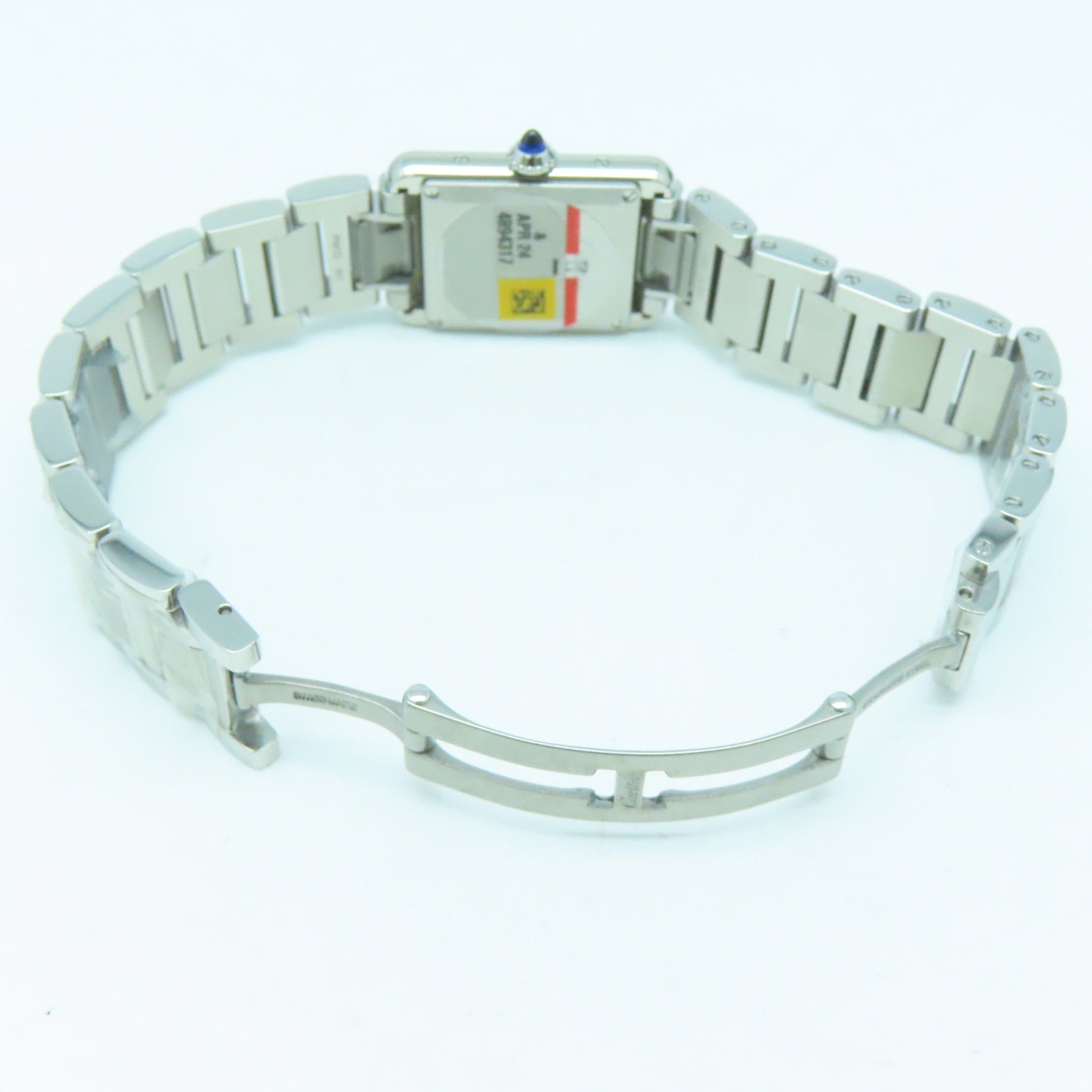 CARTIER Tank Must不锈钢手表石英机芯白色