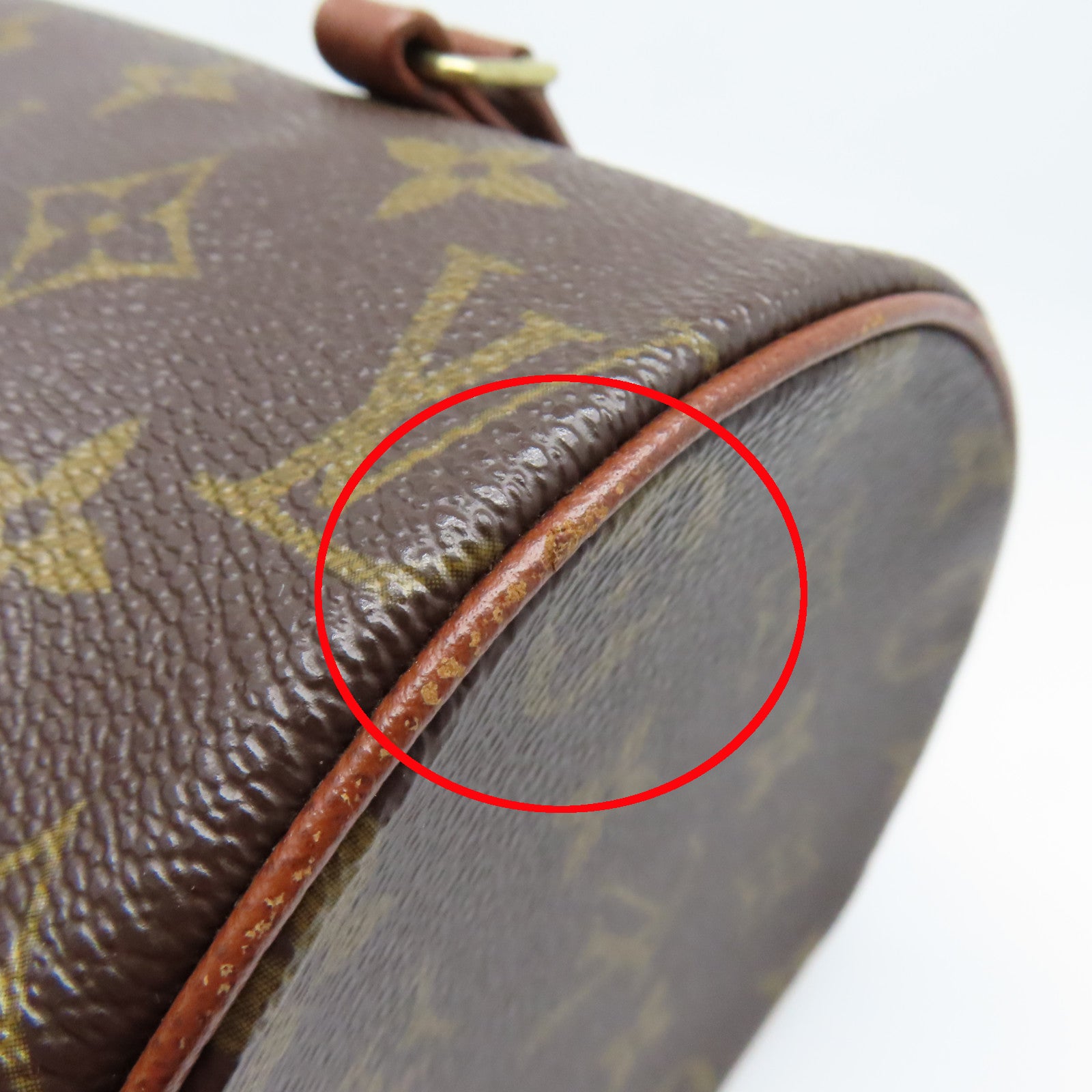 LOUIS VUITTON Monogram Palermo PM金扣肩背袋啡色