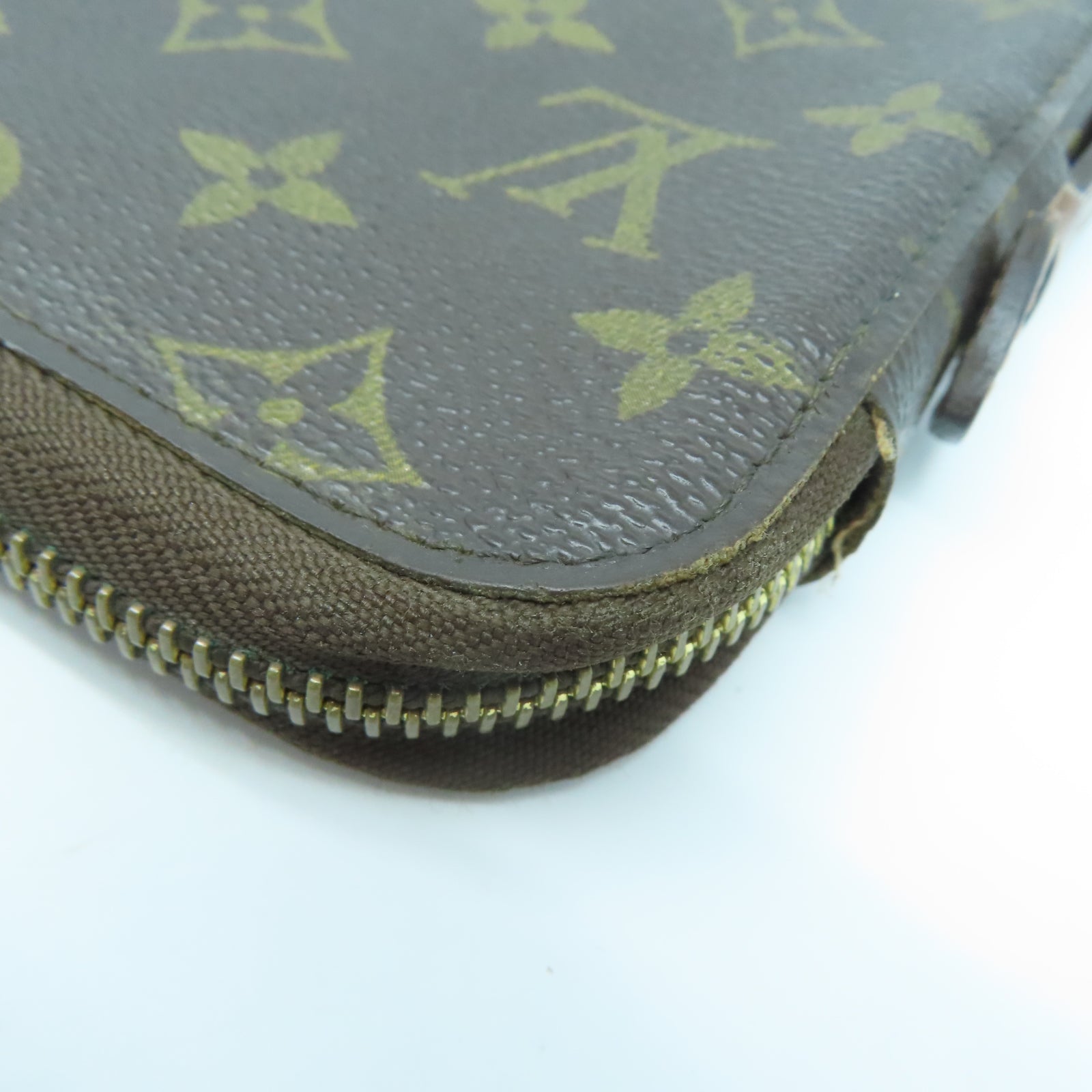 LOUIS VUITTON Monogram Clutch金扣手拿包棕色