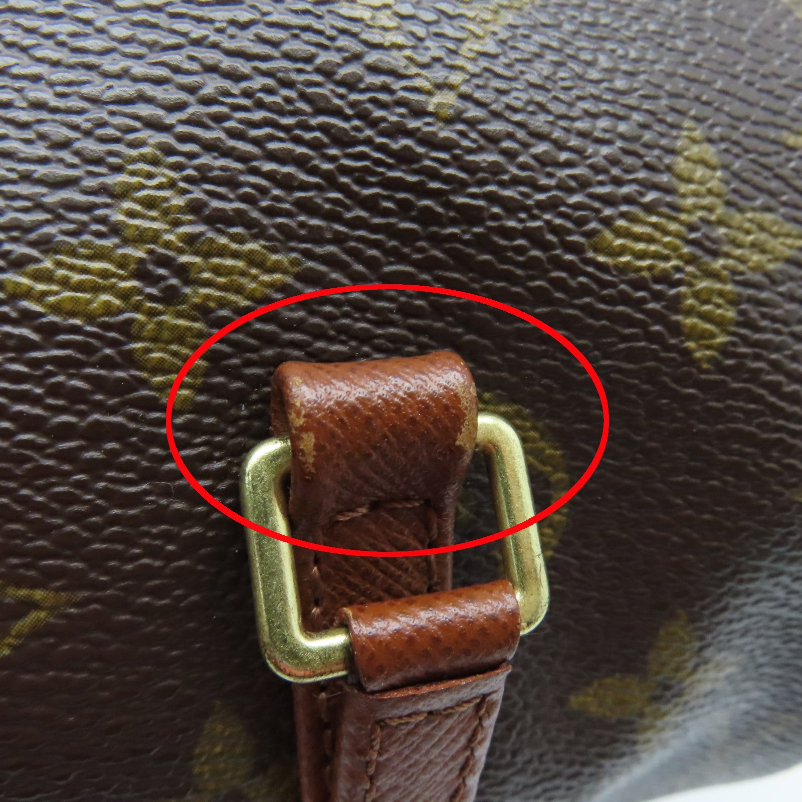 LOUIS VUITTON Monogram Palermo PM金扣肩背袋啡色