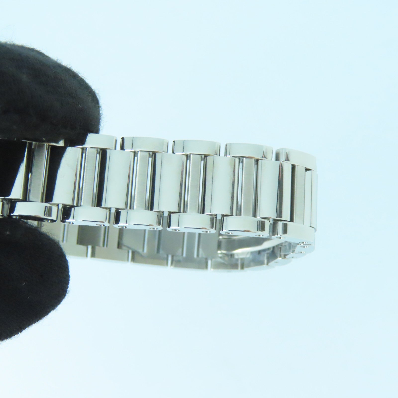 CARTIER Tank Must不锈钢手表石英机芯白色