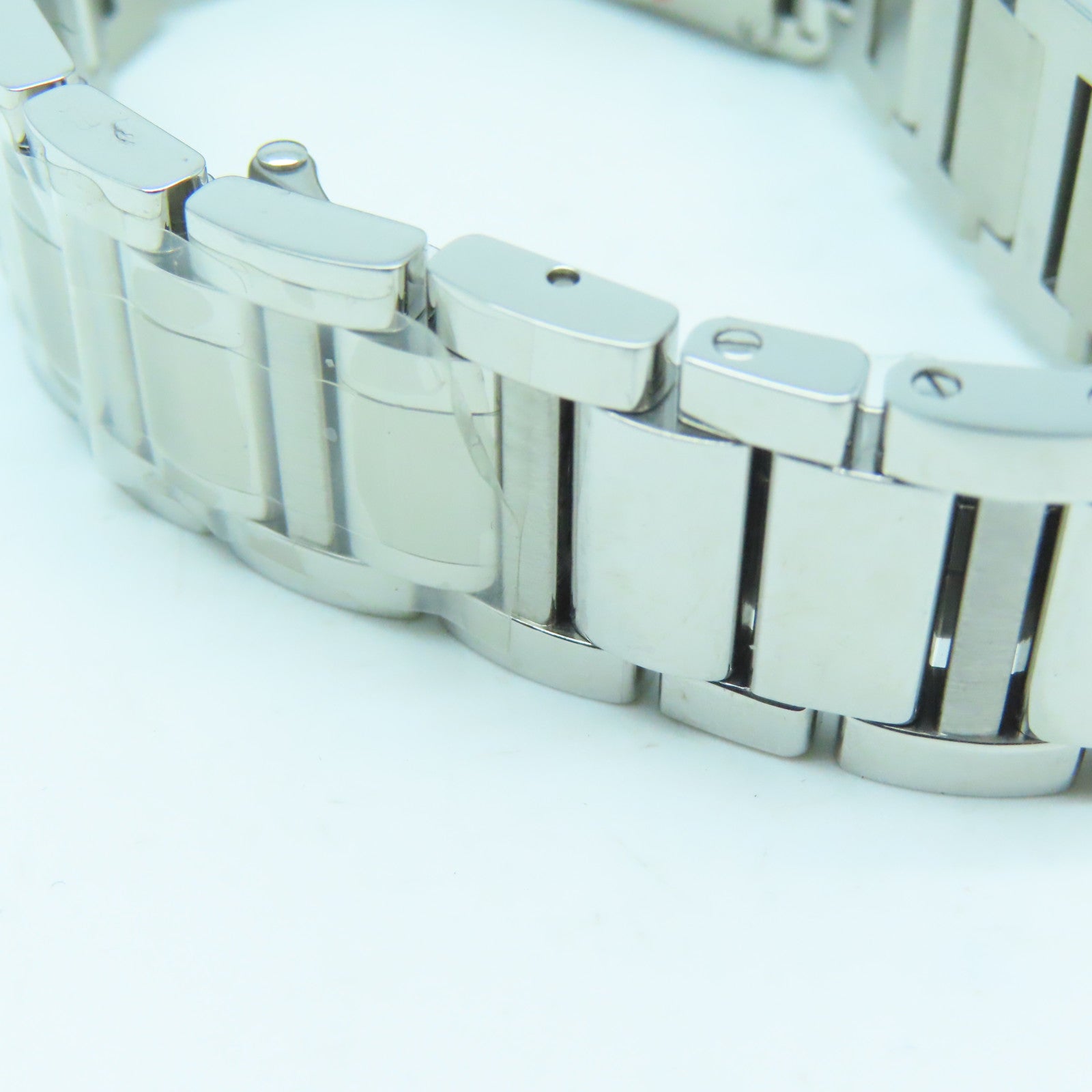 CARTIER Tank Must不锈钢手表石英机芯白色