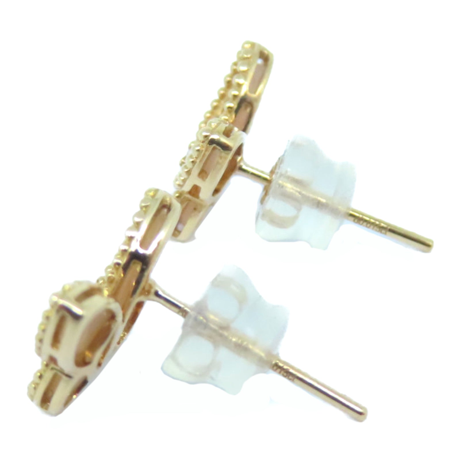 JEWELRY 【激减优惠】18K玫瑰金Earrings 0.03ct钻石耳环