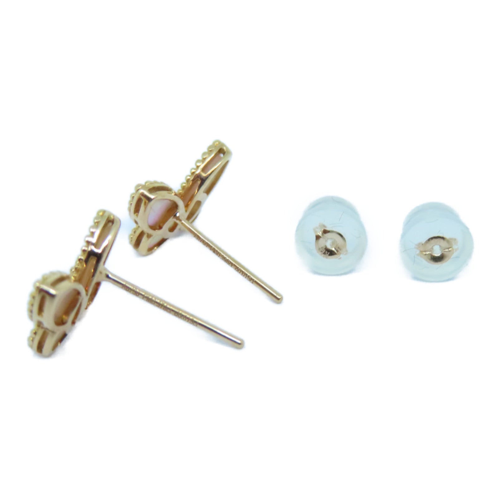JEWELRY 【激减优惠】18K玫瑰金Earrings 0.03ct钻石耳环