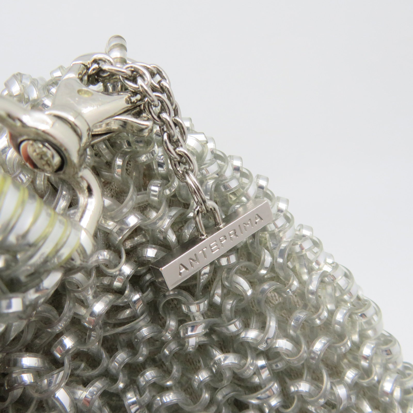 SELECTION PVC Shoulder Bag Silver