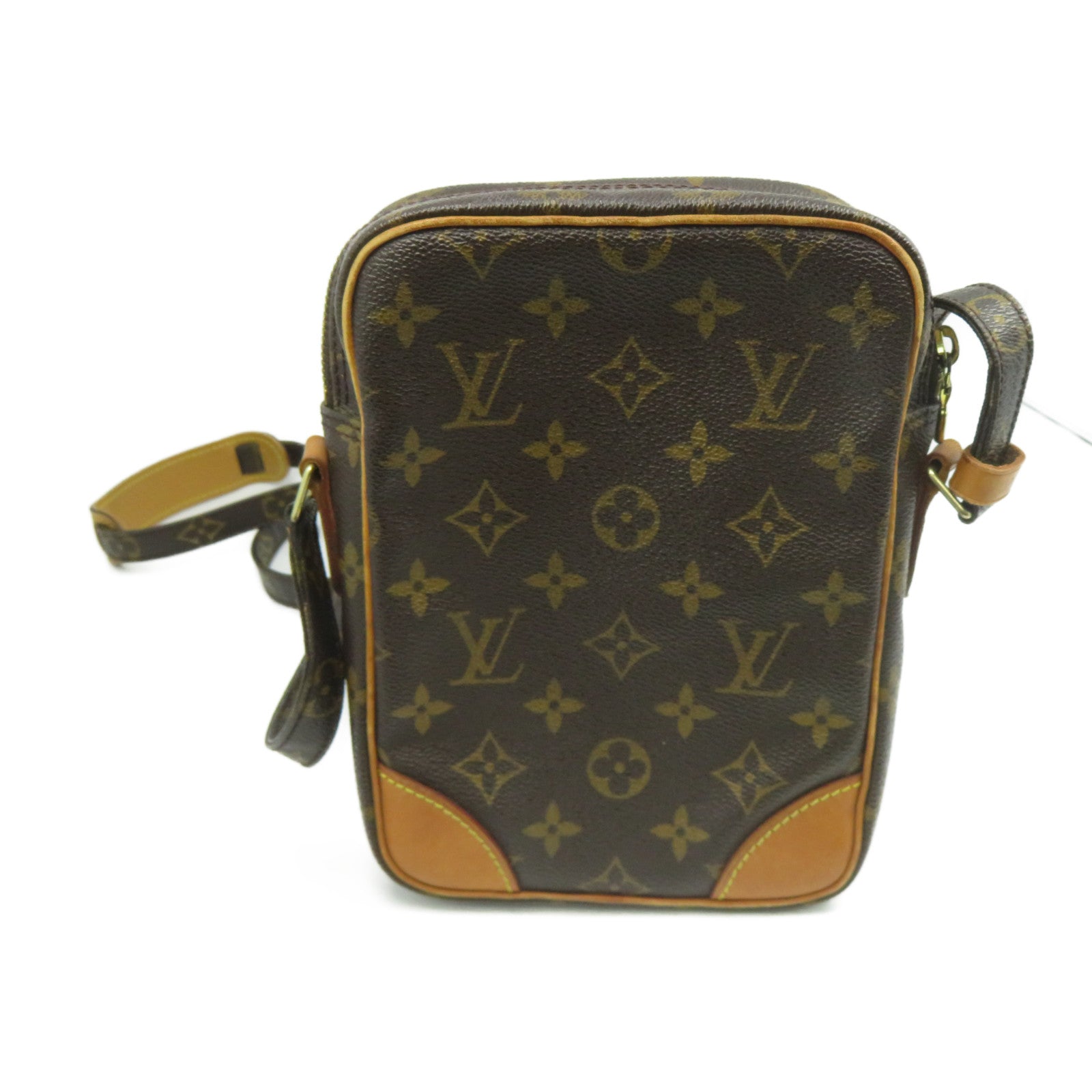 LOUIS VUITTON Monogram Amazon金扣肩背袋啡色