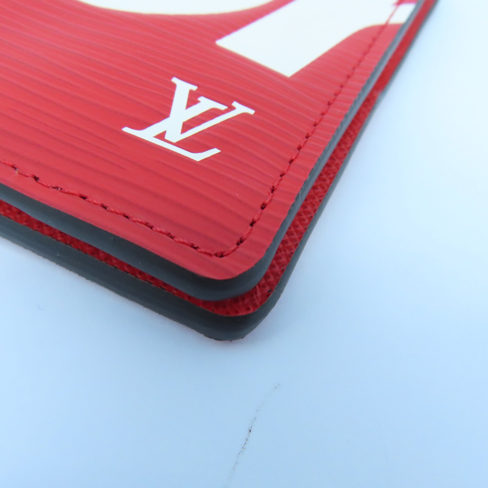 LOUIS VUITTON Epi Supreme Red Pocket Orgaize卡片套紅色