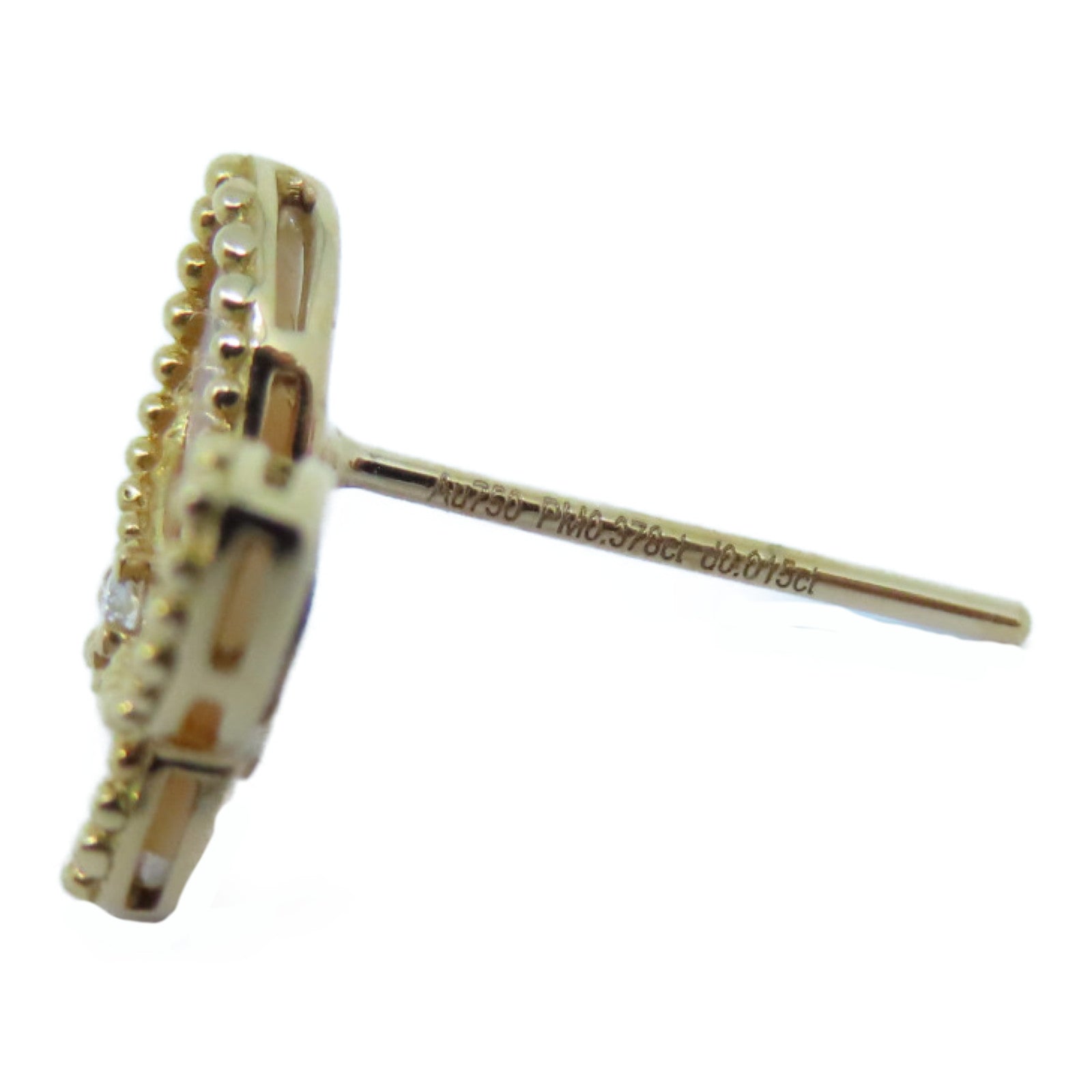 JEWELRY 【激减优惠】18K玫瑰金Earrings 0.03ct钻石耳环