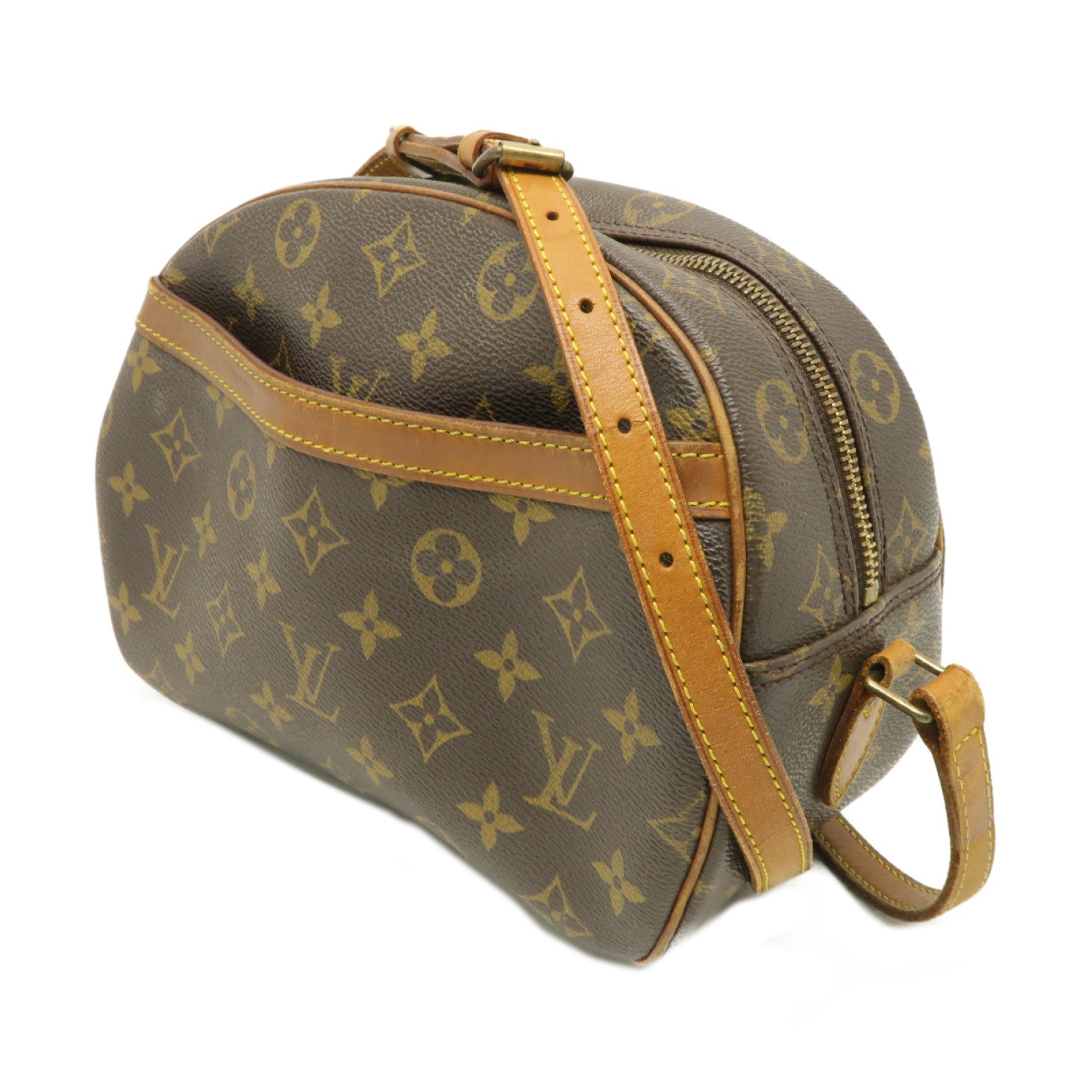 LOUIS VUITTON Monogram Blois金扣肩背袋棕色