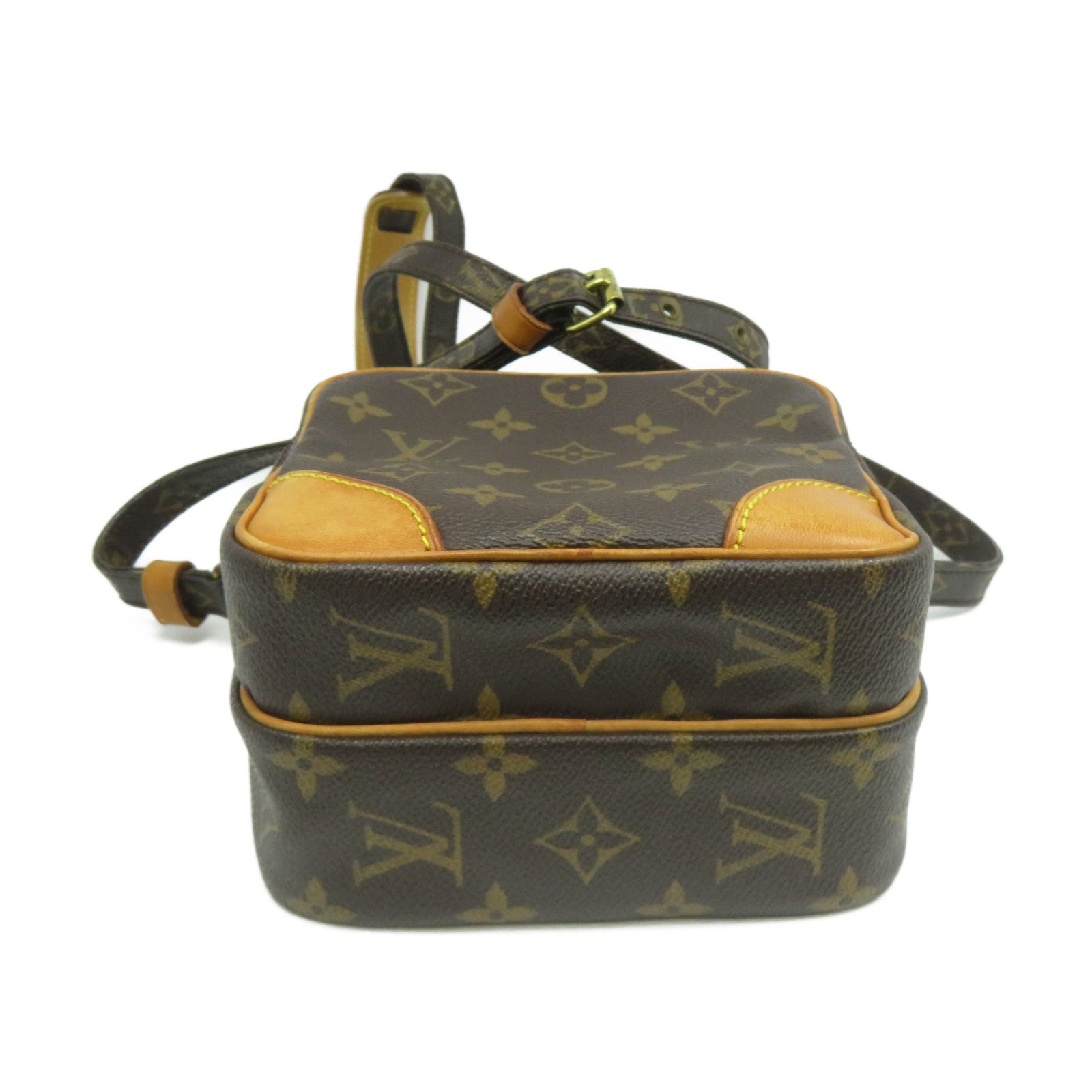 LOUIS VUITTON Monogram Amazon金扣肩背袋啡色