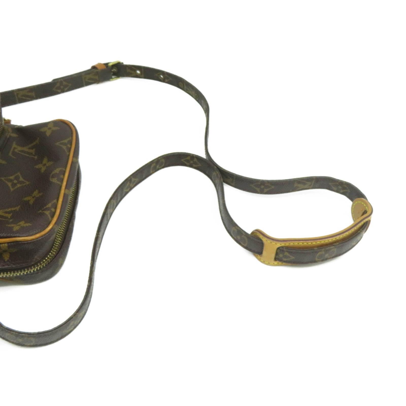 LOUIS VUITTON Monogram Amazon金扣肩背袋啡色