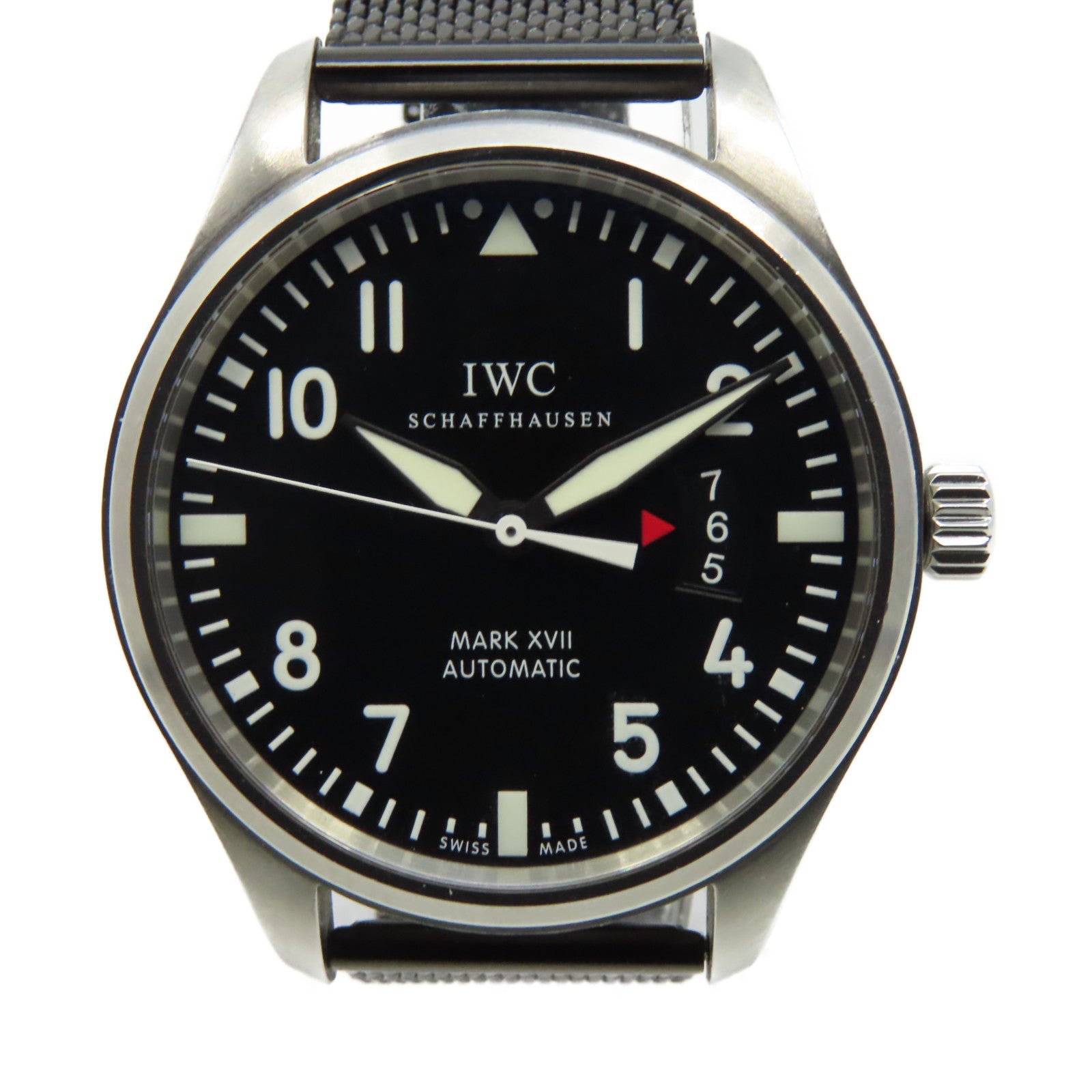 IWC Mark XVII Watch不鏽鋼/金屬帶自動機芯手錶黑色